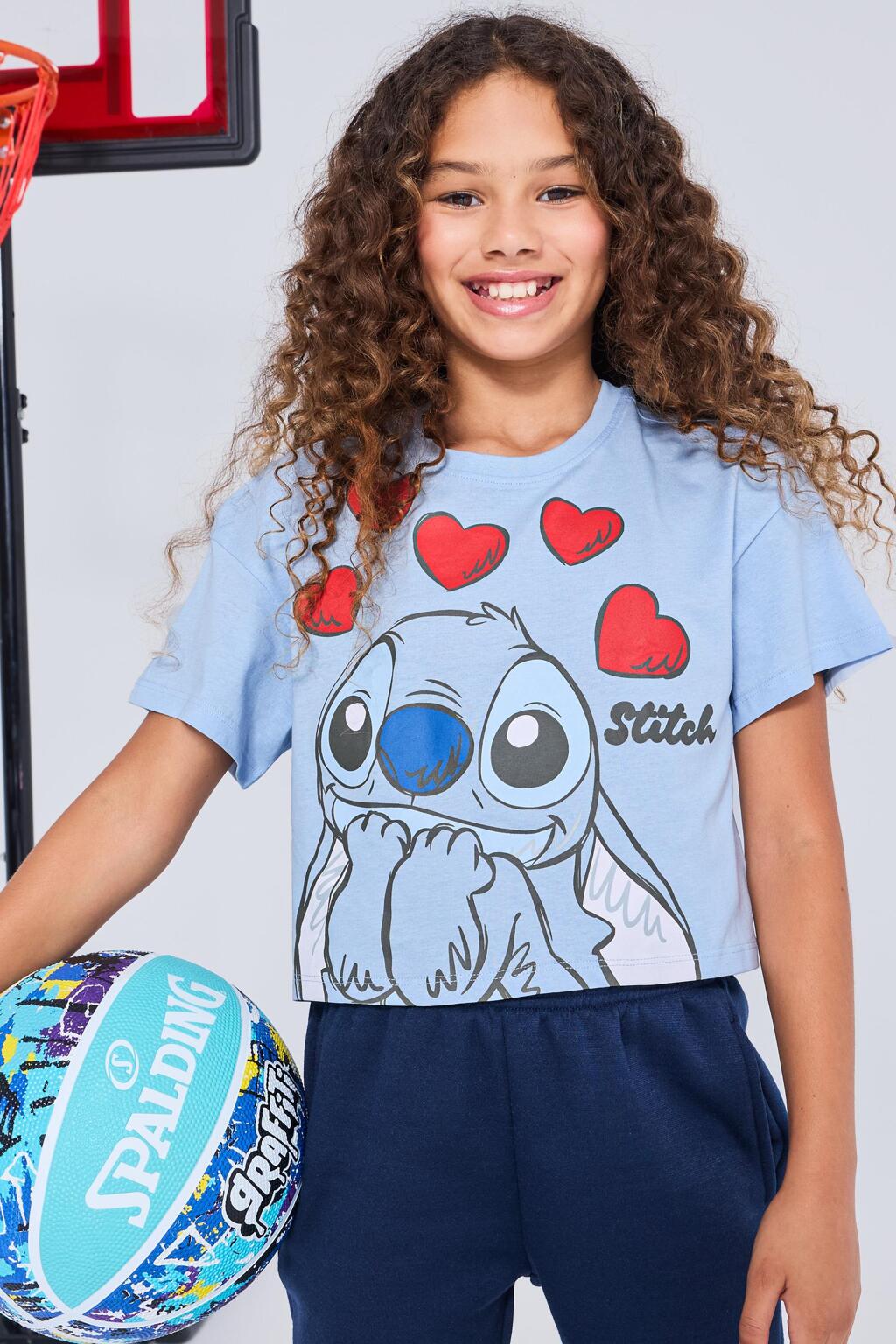 Lilo and Stitch - T-shirt - Blanc - Prêt-à-Porter