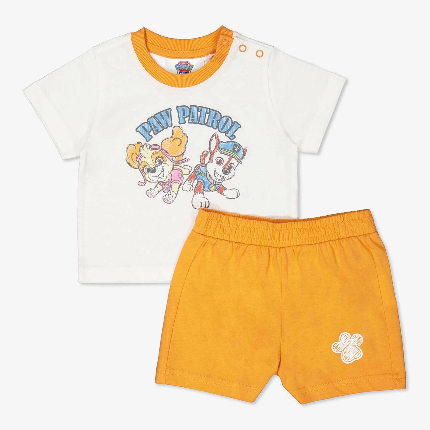 Amarillo Mandilon Guarderia Bata Escolar Botones KLOTTZ PAW BABY