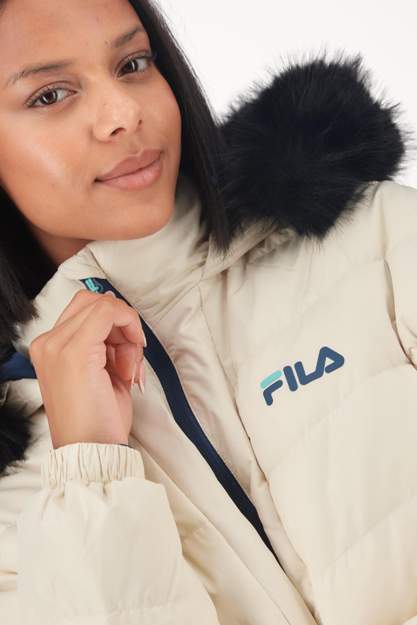 Chaquetas Acolchadas Abrigos Mujer Fila Chaqueta Acolchada Con