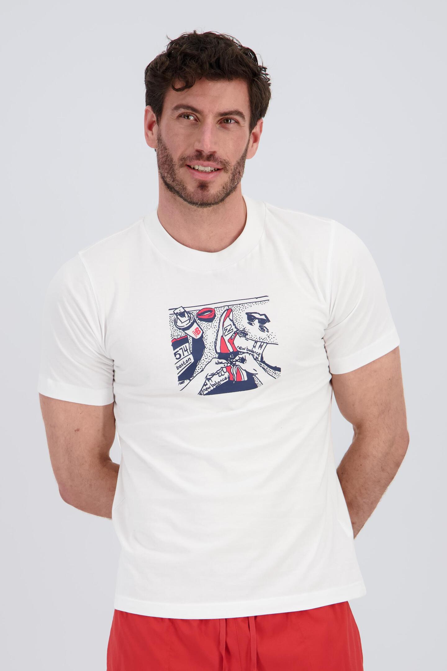 New Balance Shoes - Branco - T-shirt Homem | Sport Zone
