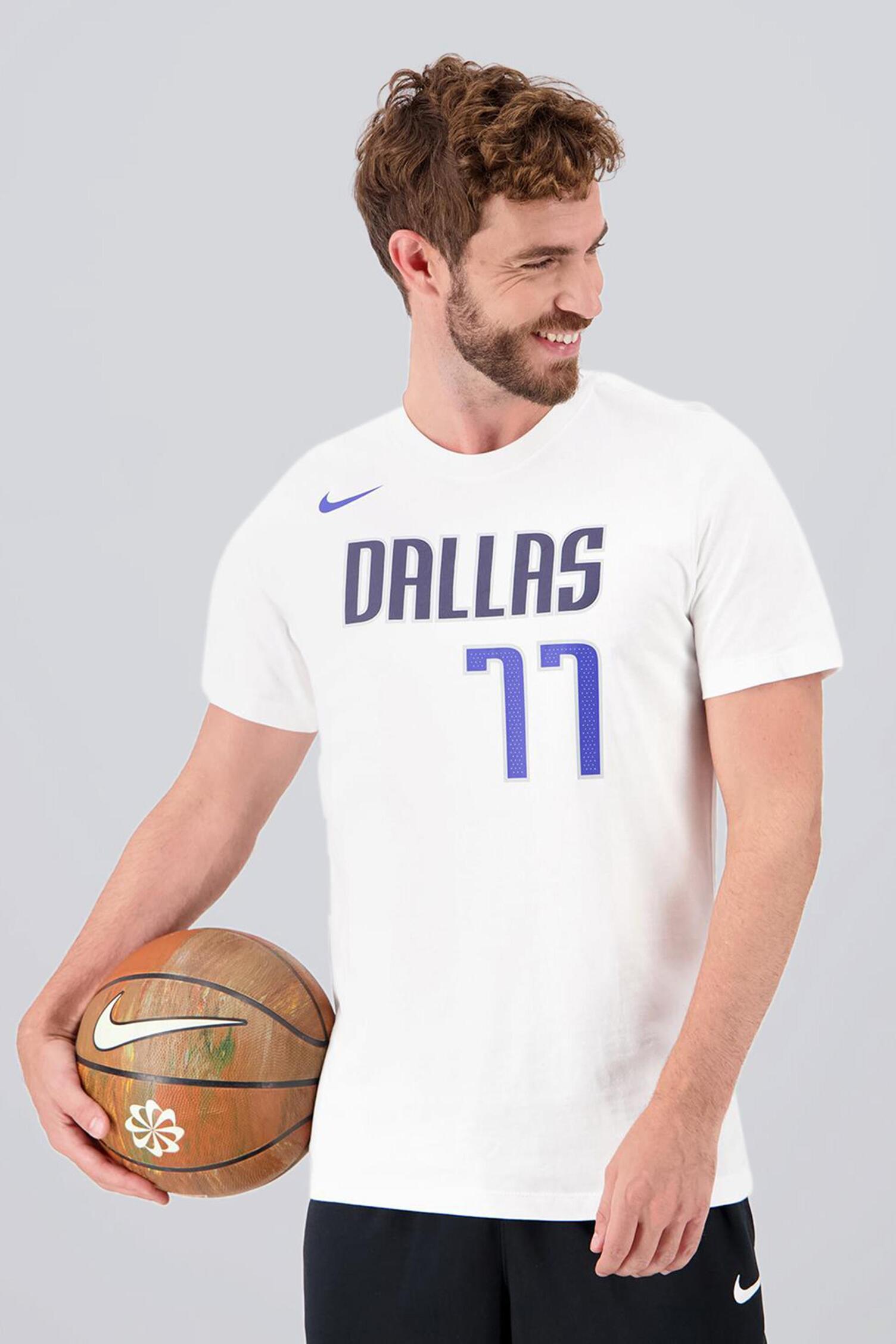 Nike L Doncic Dallas Blanco Camiseta Baloncesto Hombre Sprinter