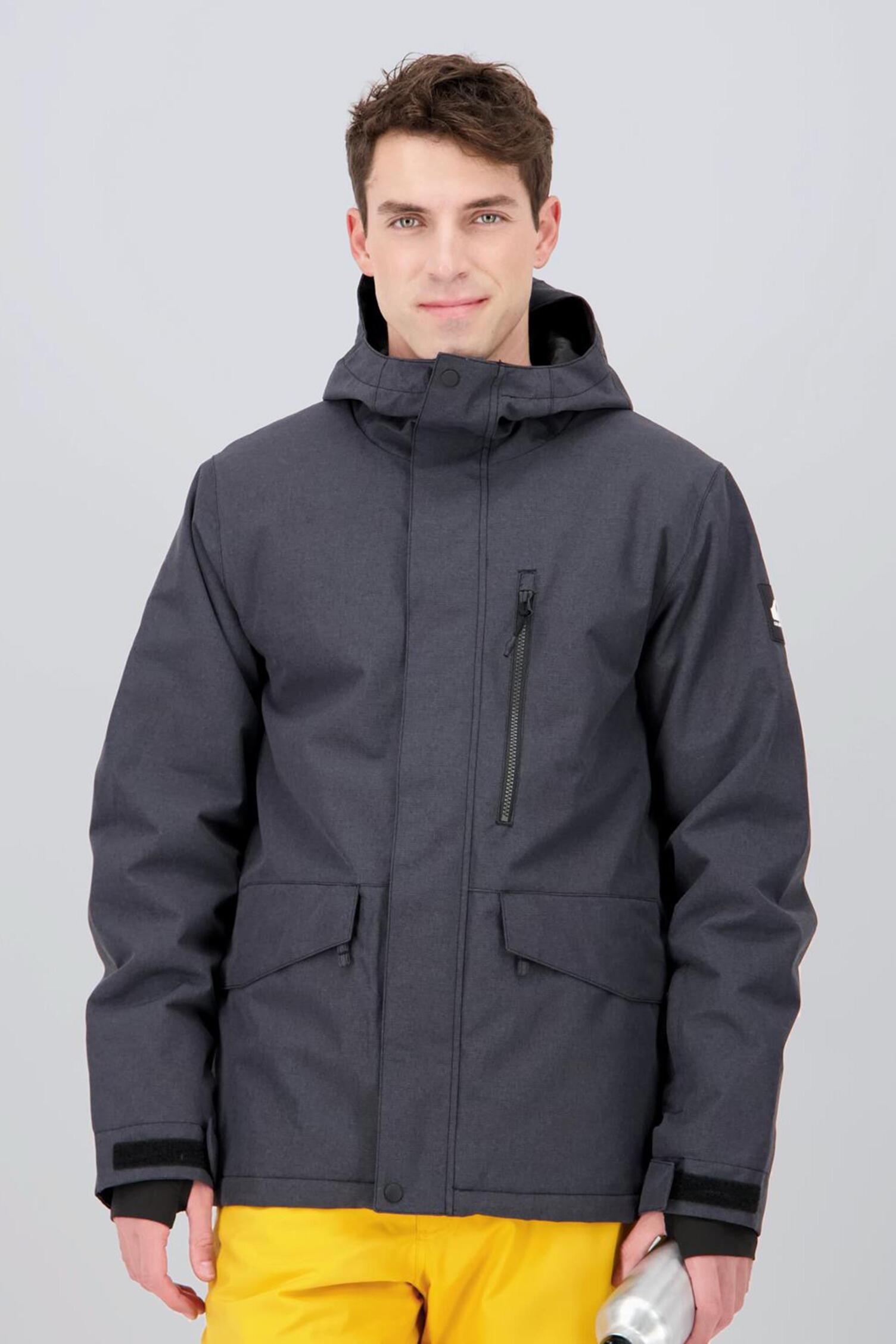 Quiksilver Mission Solid Negro Anorak Esquí Hombre Sprinter