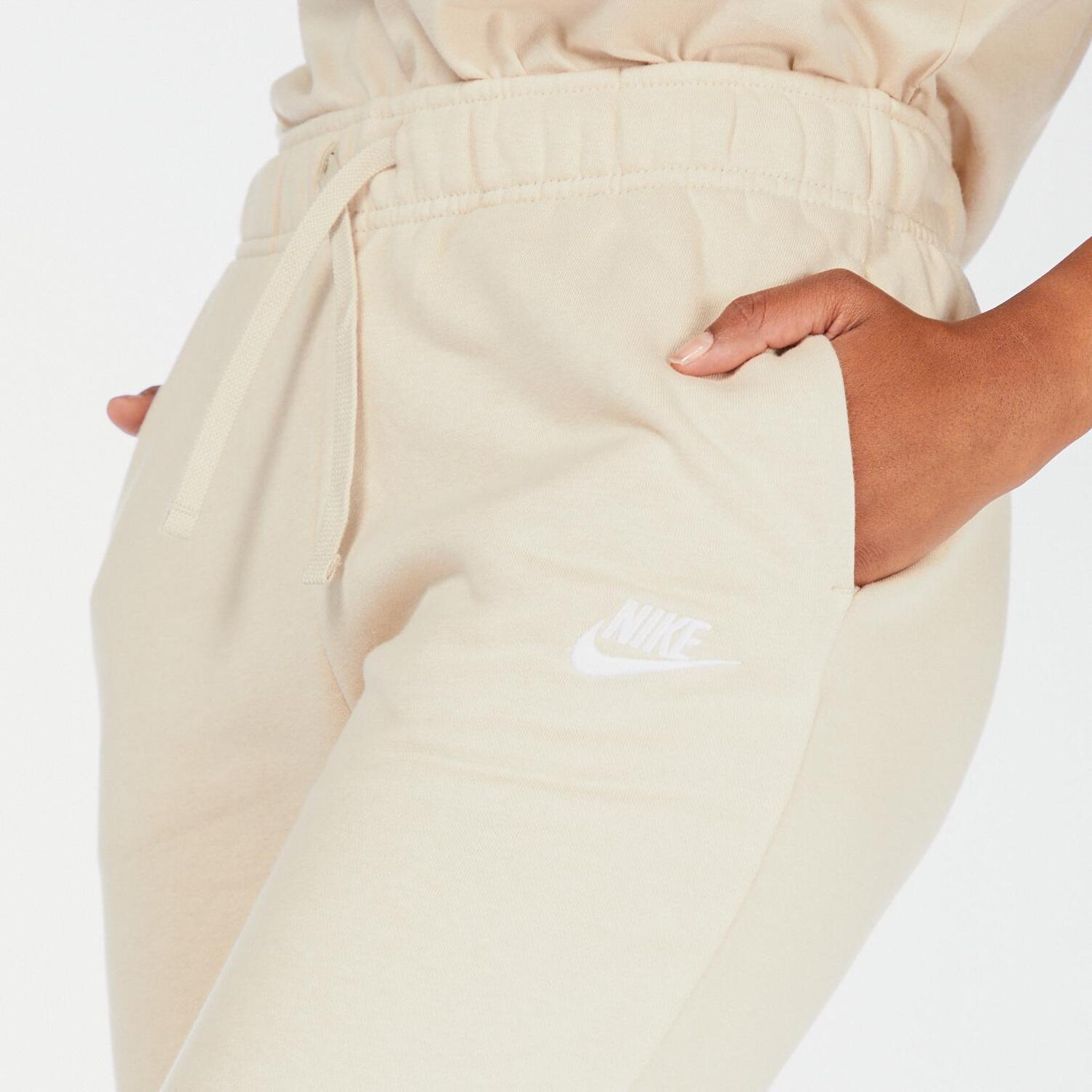 pantalon nike beige mujer
