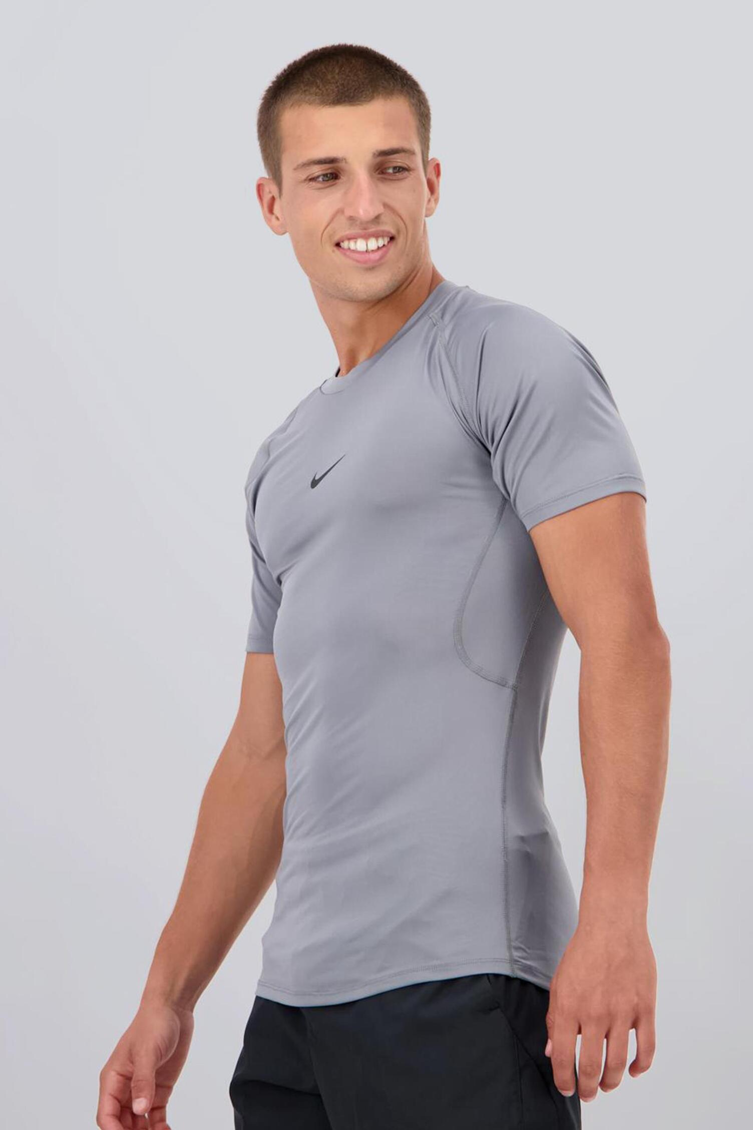 Nike Pro Gris Camiseta Compresión Hombre Sprinter