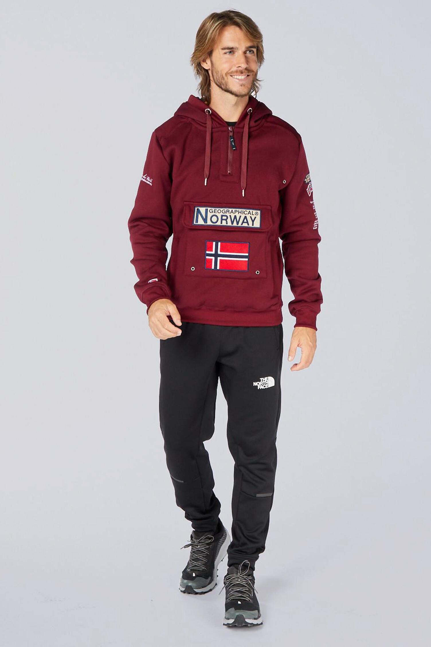Geographical Norway Gymclass Men Hoodie voor heren, met capuchon
