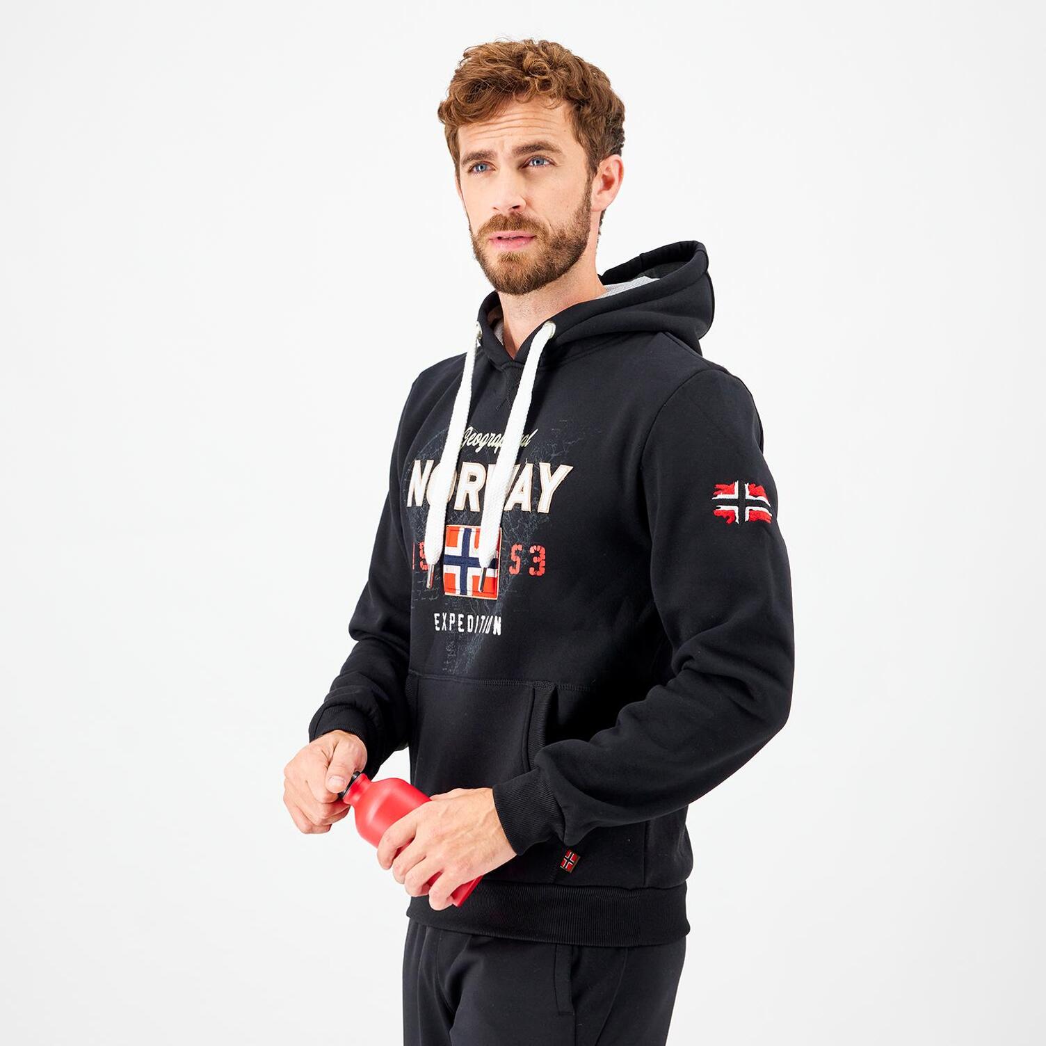 Geo Norwaygeographical Norway Guitre Men Mens Zip Hoodie Comfortable Sweatshirt | Seychelles