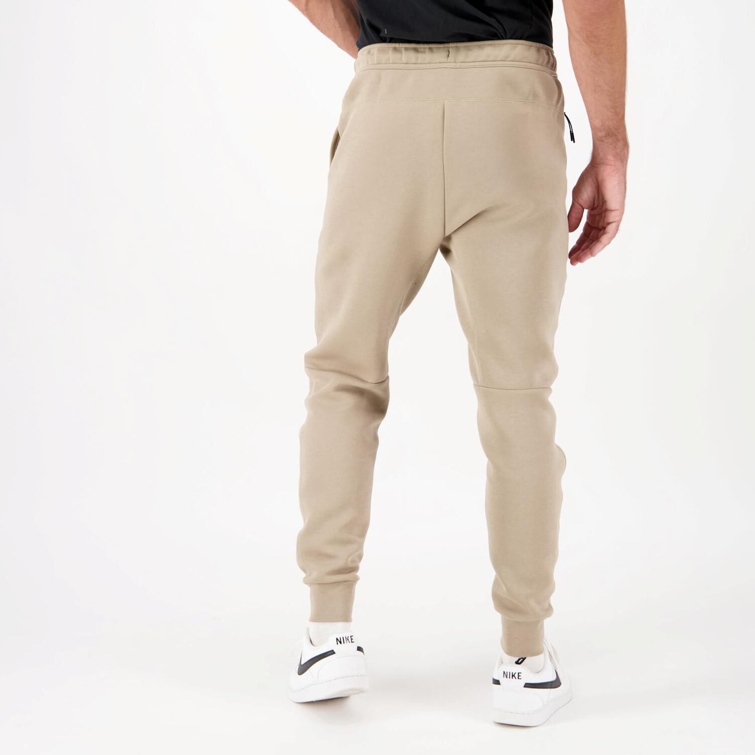 pantalon nike tech fleece beige