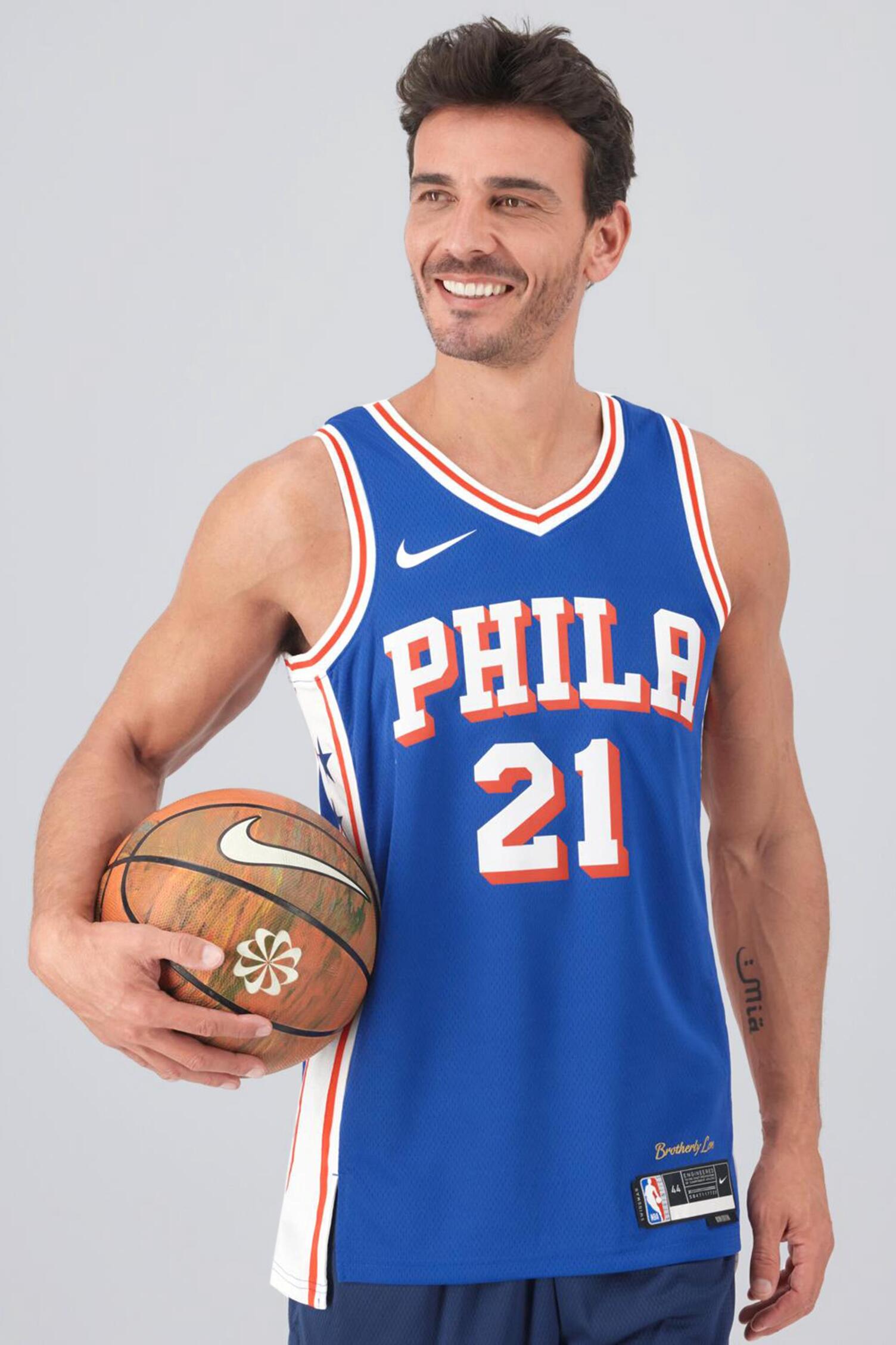 Nike NBA Phila 76Ers - Azul - Camisola Basket Homem | Sport Zone