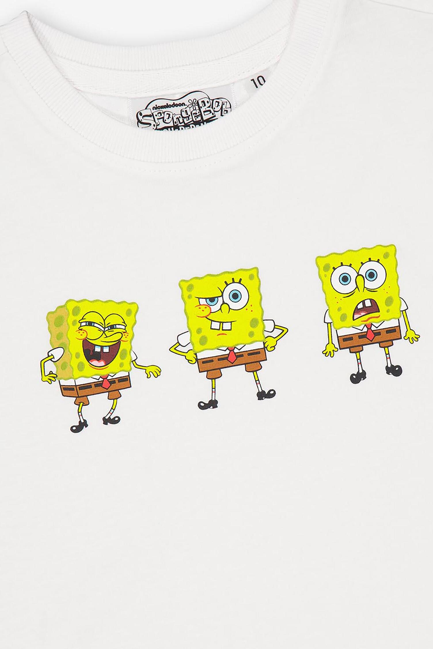 Tênis Vans Vans Bob Esponja Camiseta Camiseta Bob Esponja Blanco
