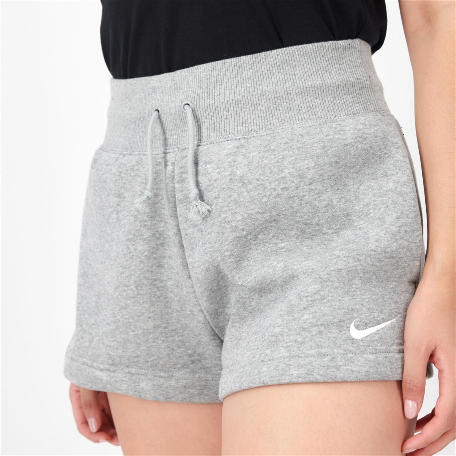pantalon corto nike mujer gris