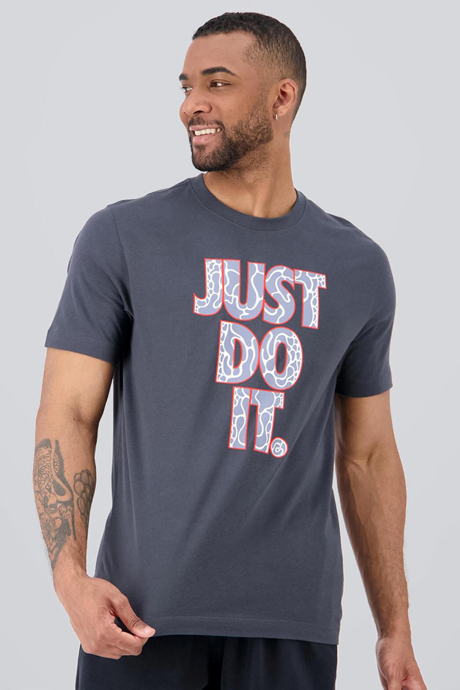 grey just do it shirt