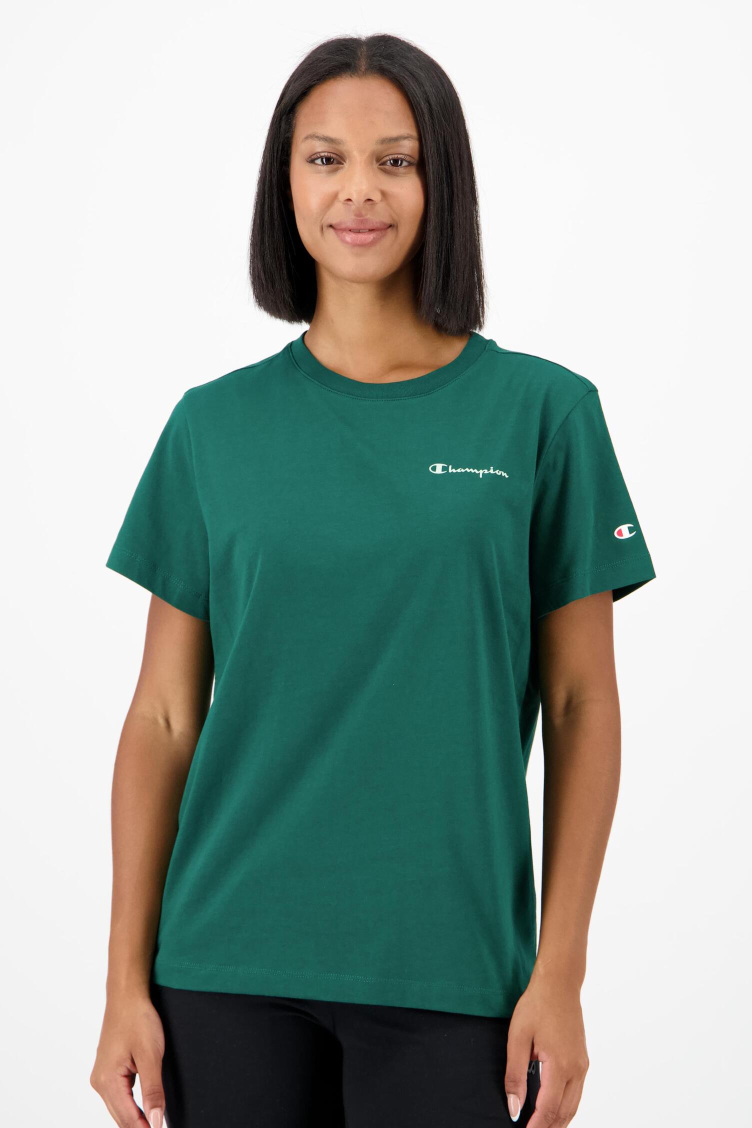 Camiseta Champion Verde Camiseta Mujer Sprinter