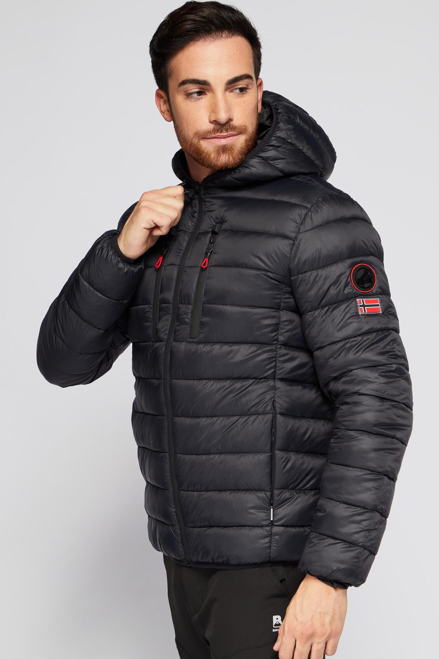 Chaqueta Hombre Geographical Norway Areystock - Cortavientos Ligero, Capucha, 100% Poliéster