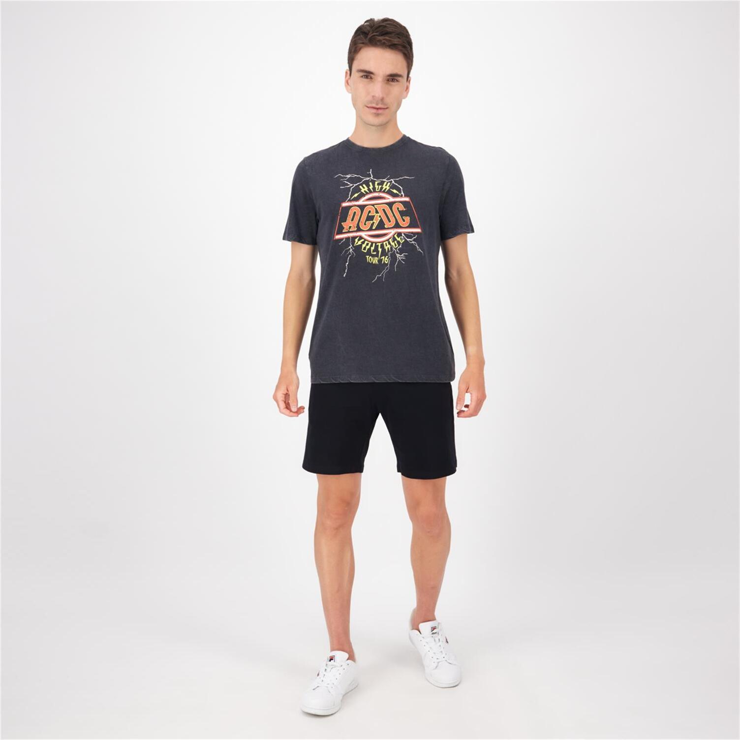 Popfunk Classic ACDC World Tour '79 - Camiseta De Manga Corta