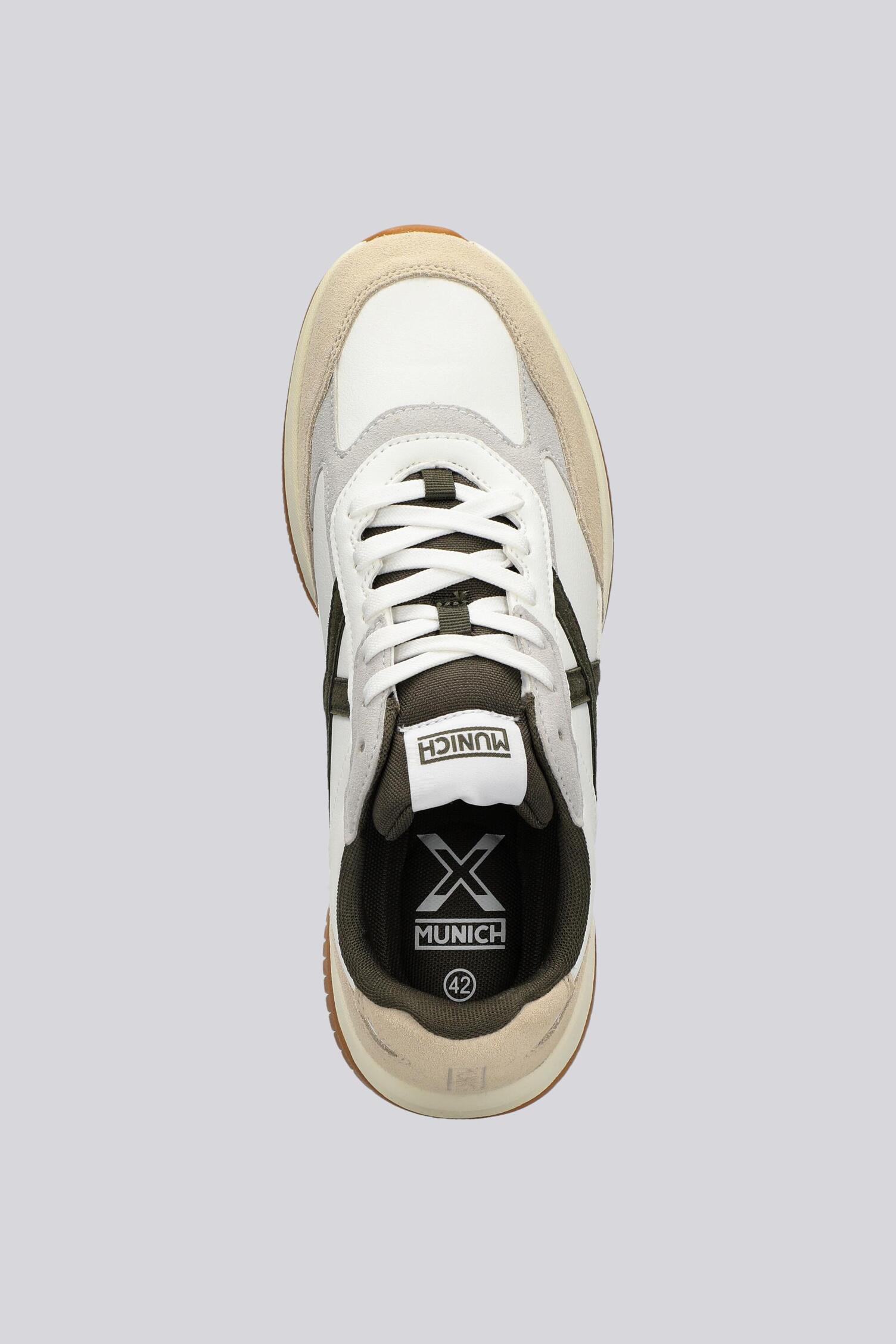 Munich Tenis Bajos Para Hombre, Color Negro Y Blanco