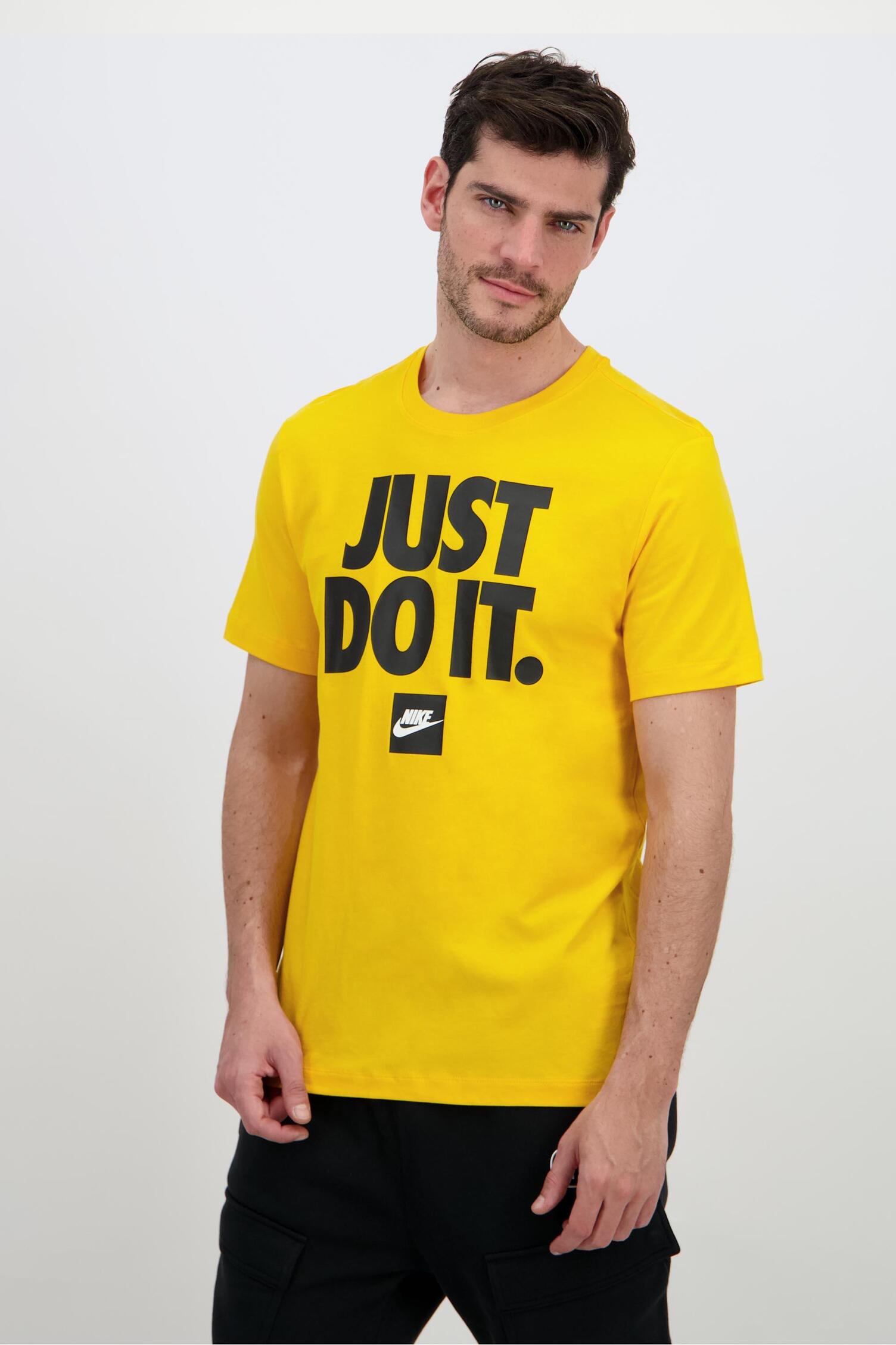 Nike Just Do It - Castanho - T-shirt Algodão Homem | Sport Zone