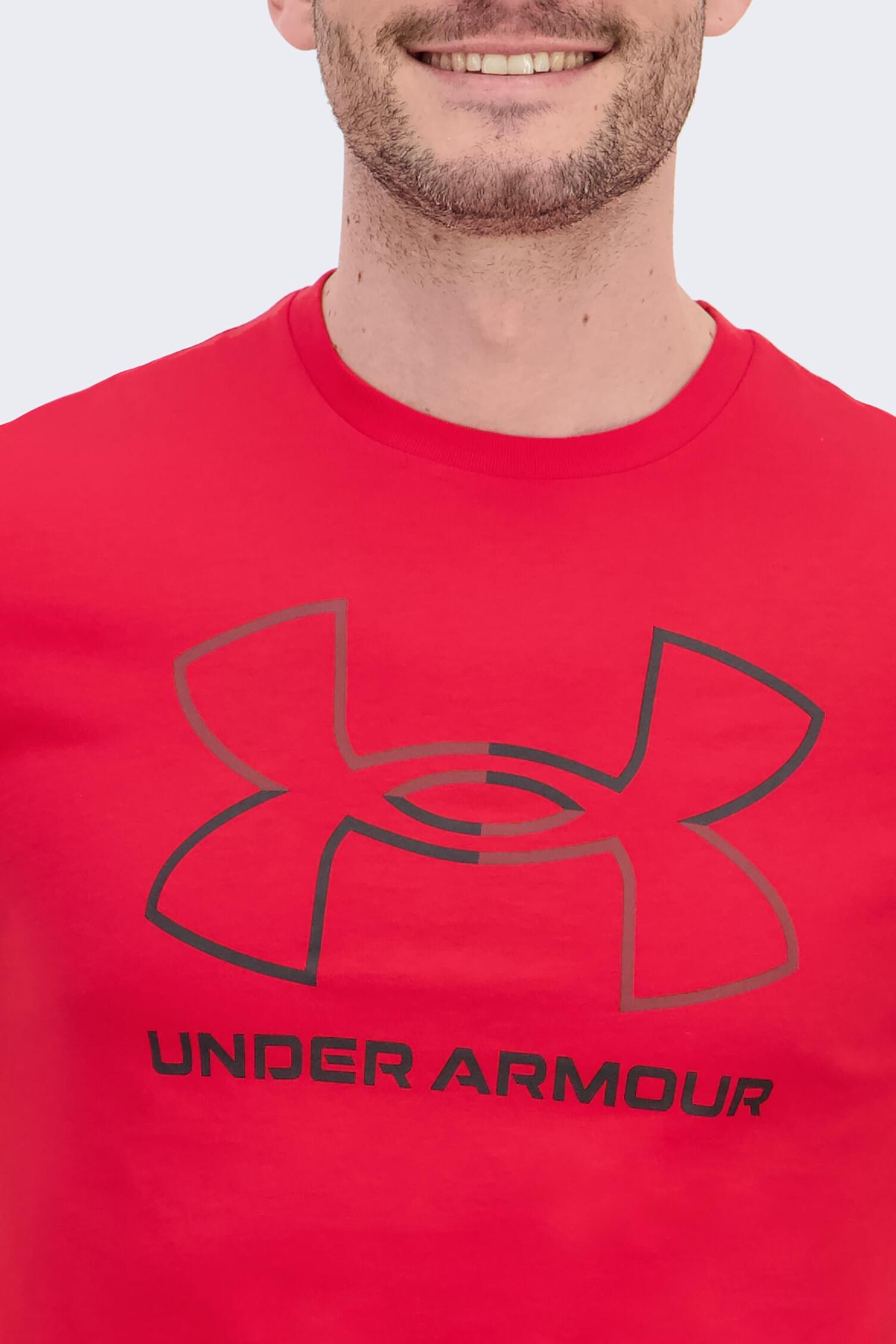 Logotipo De Under Armour Rojo Camiseta Under Armour CC Sportstyle