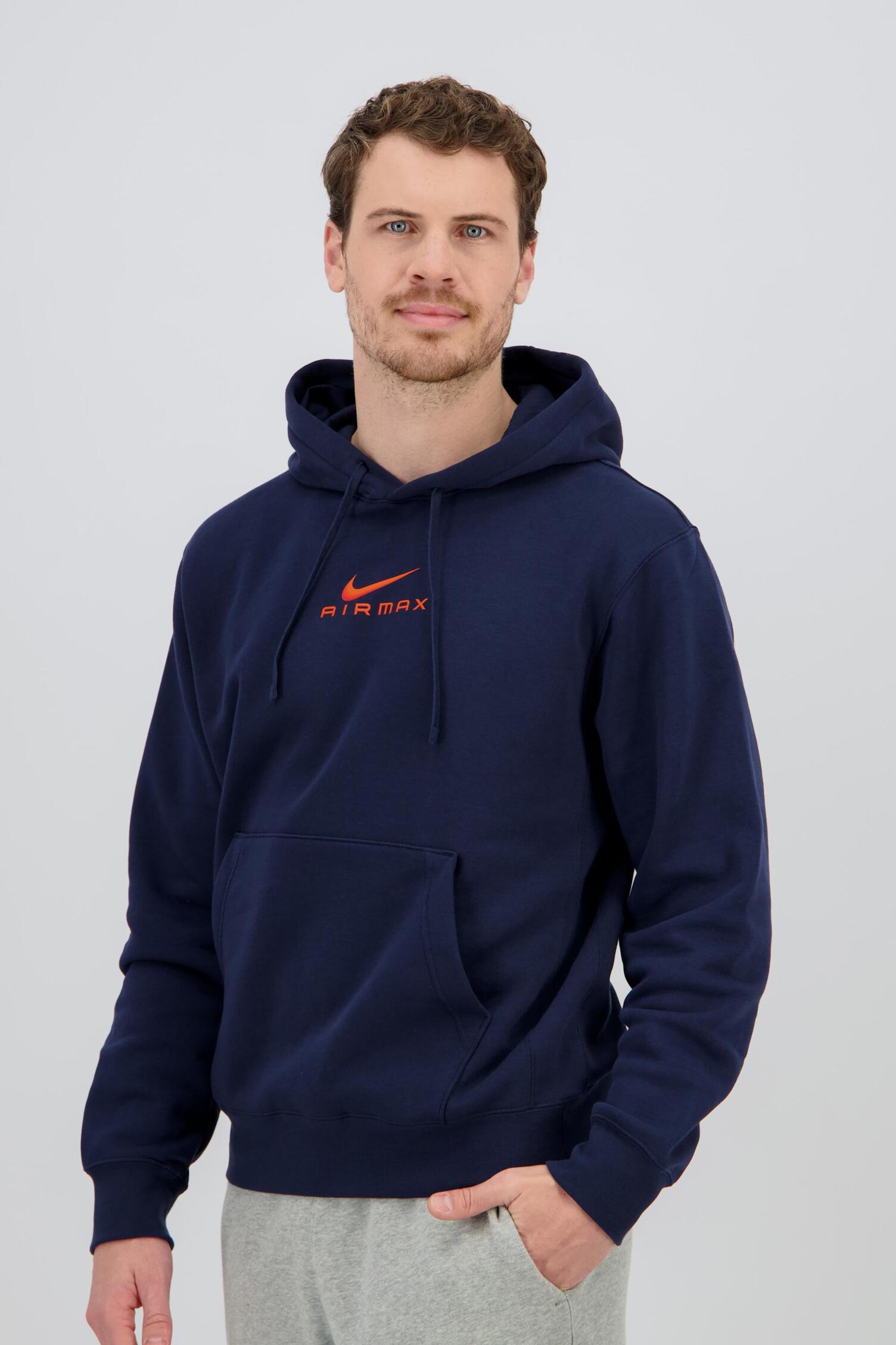 blue nike air max hoodie