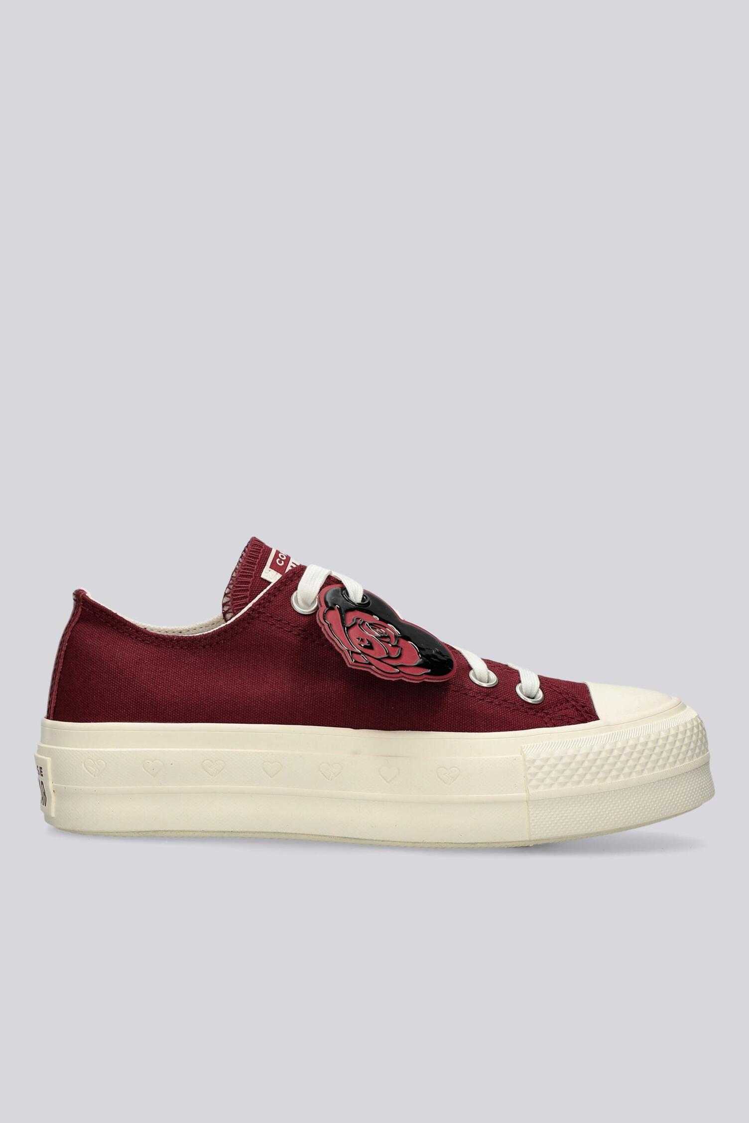 Converse Plataforma Zapatillas Converse Granate Zapatilla