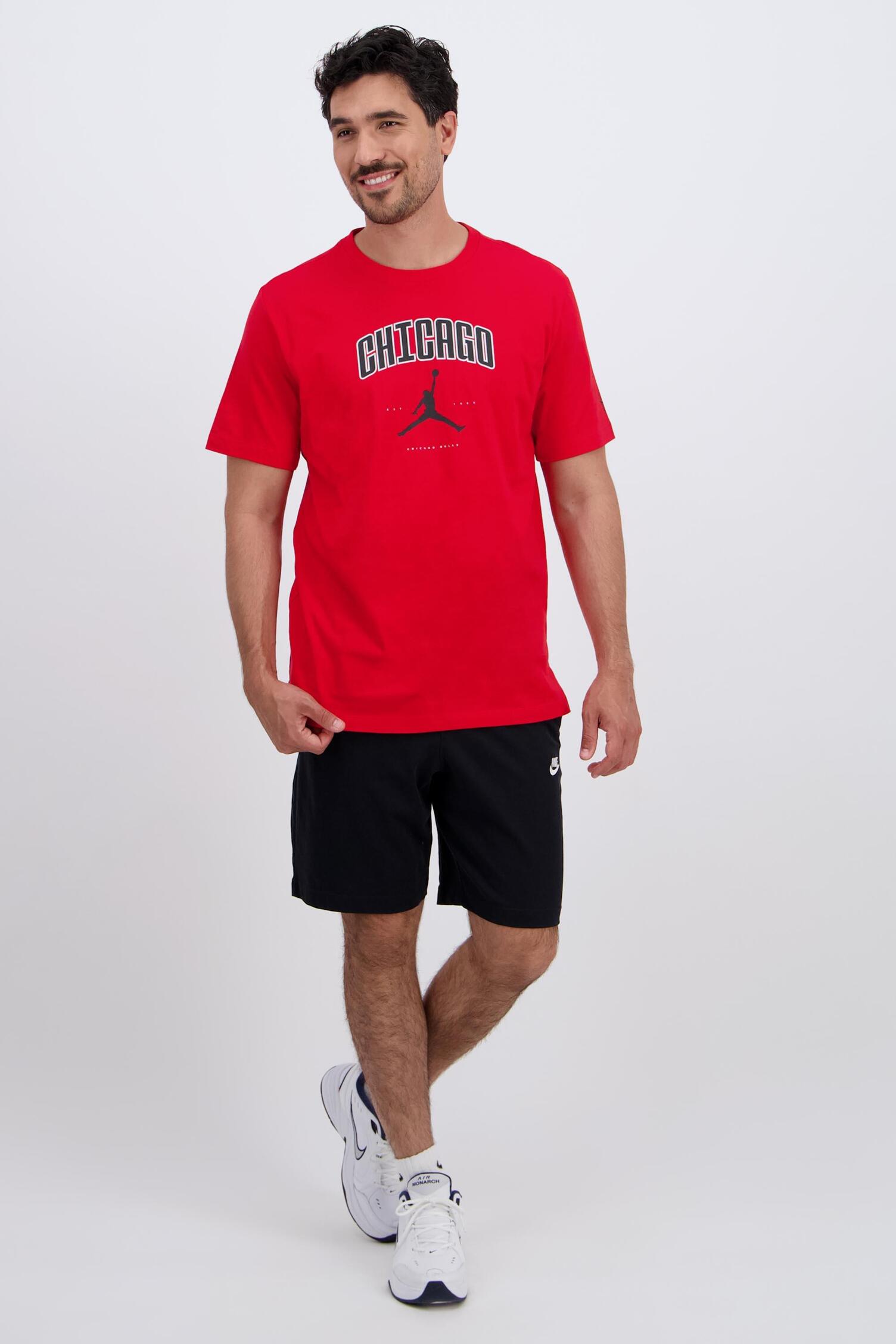 Chicago Bulls - Vermelho - T-shirt Basket Homem | Sport Zone