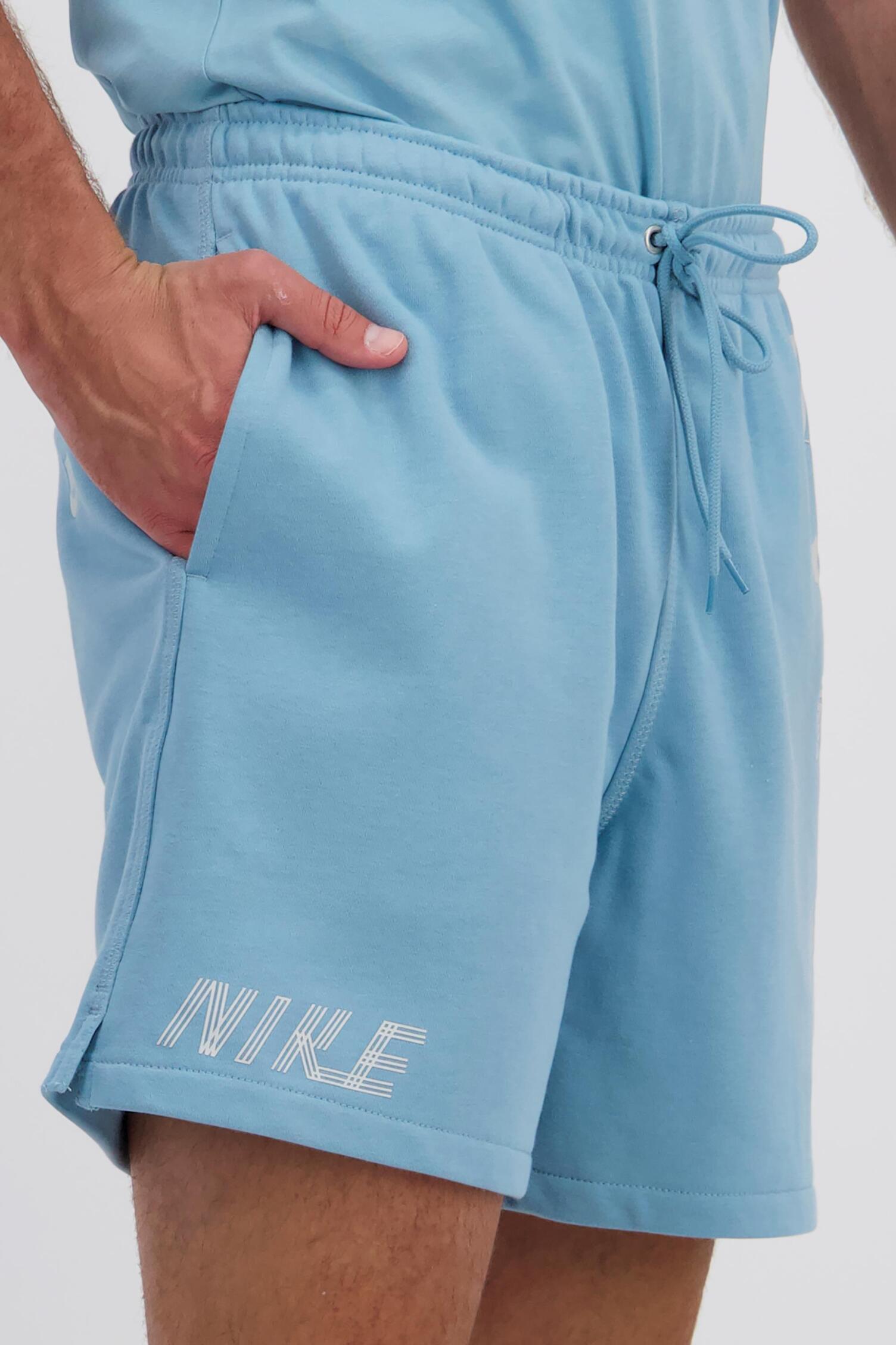 pantalon corto nike hombre azul
