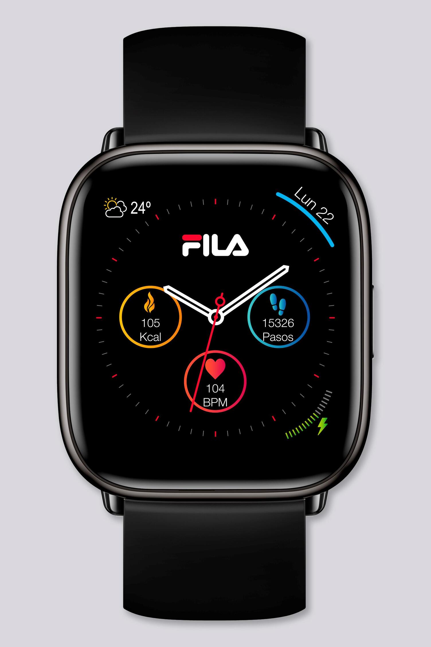 Fila F45 Negro Reloj Deportivo Running Sprinter