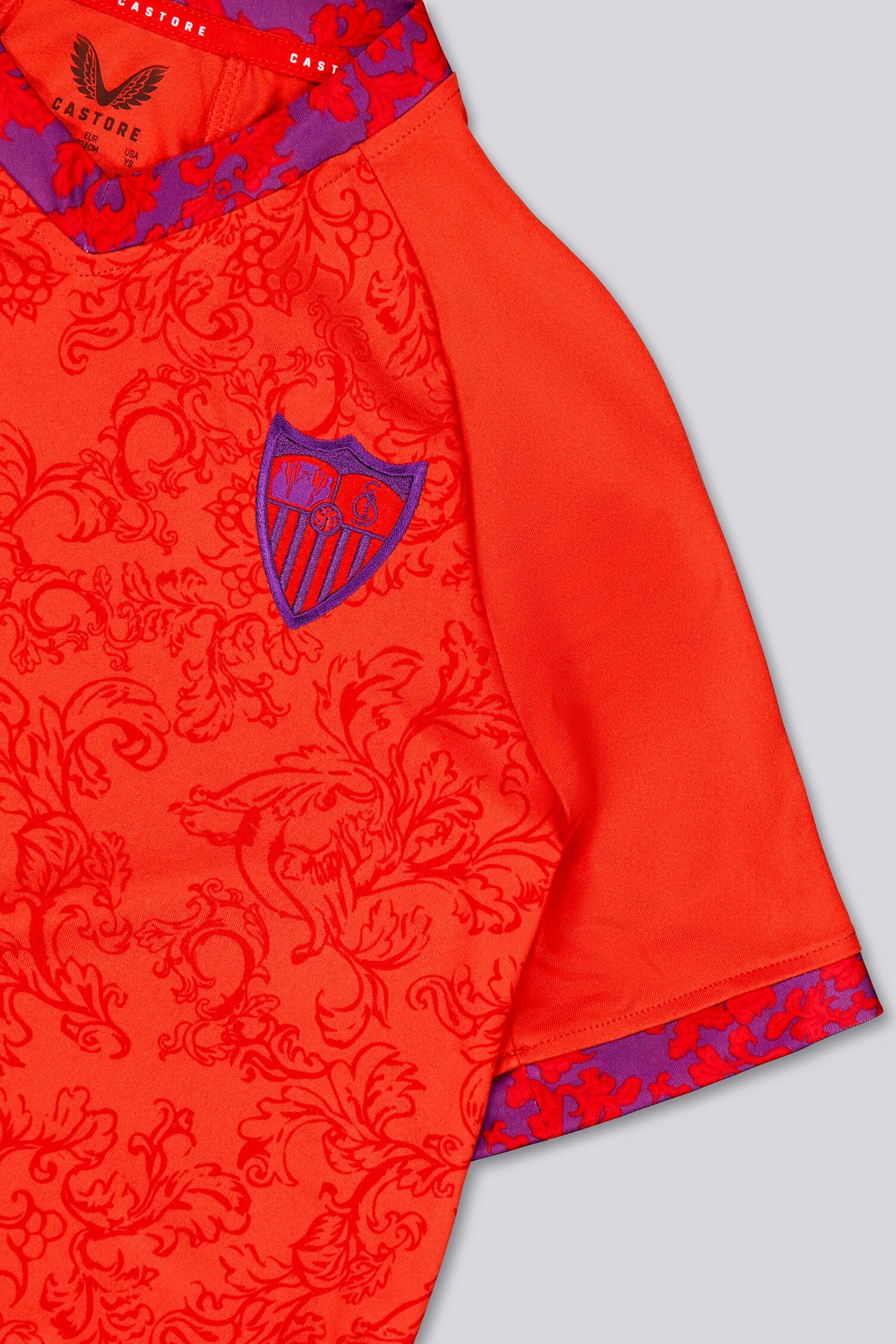 Camiseta Sevilla FC 2ª 24/25 Rojo Fútbol Junior Sprinter