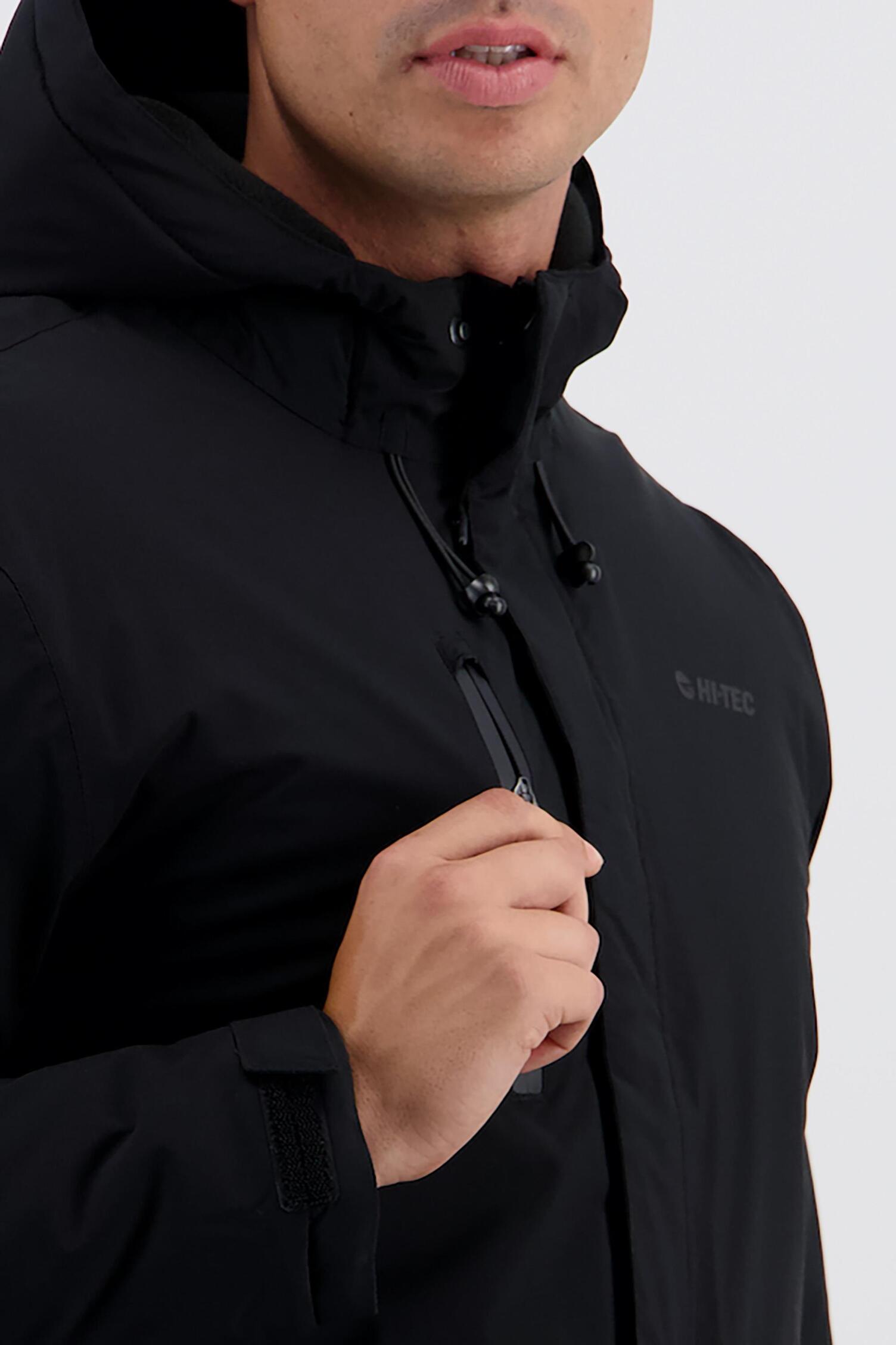 Abrigo Con Capucha Para Hombre De Invierno - Algodón Sólido, Cremallera, Corte Suelto, Ideal Para Exteriores Y Uso Diario