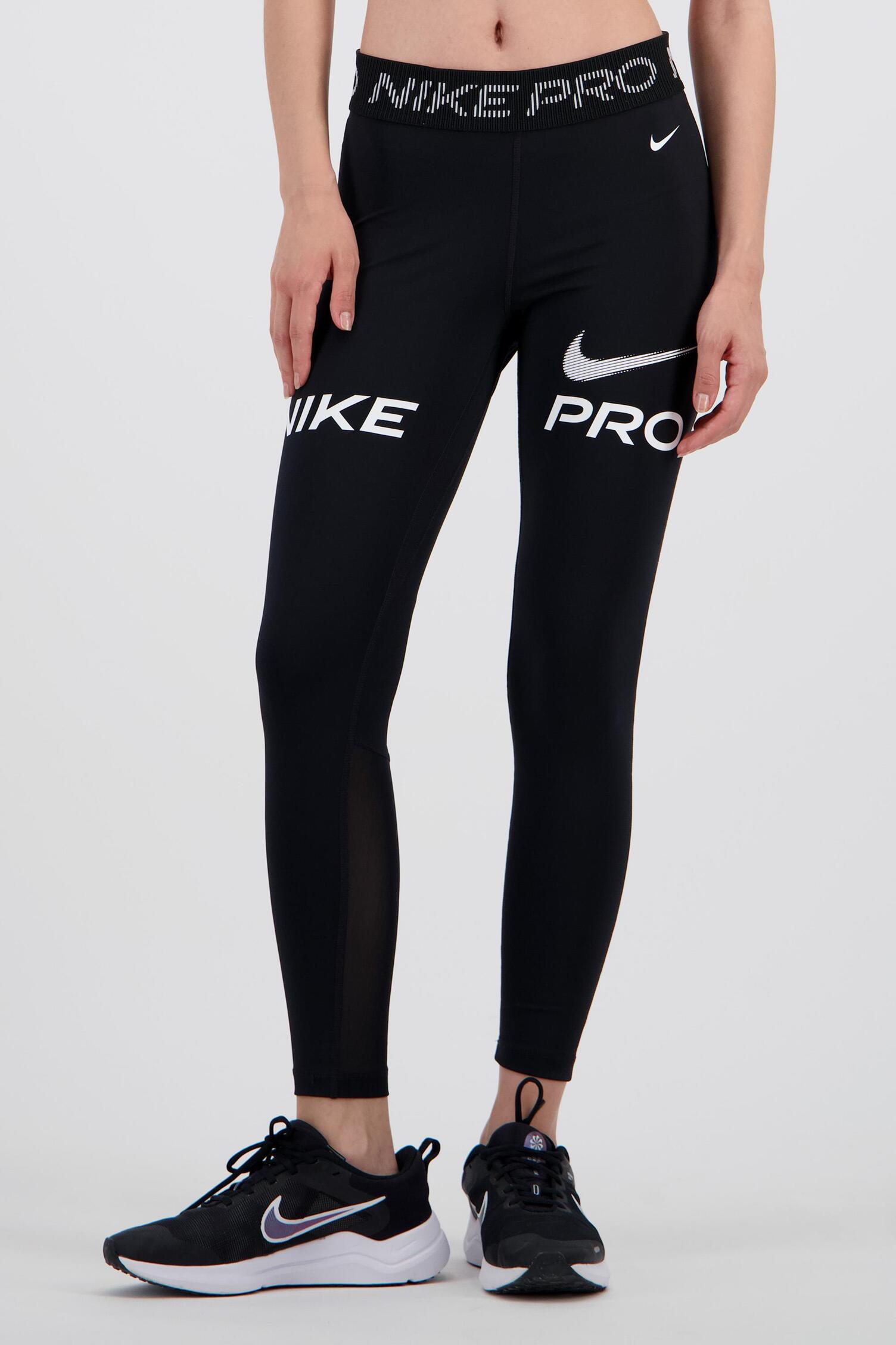 Nike Pro Preto Leggings Running Mulher Sport Zone
