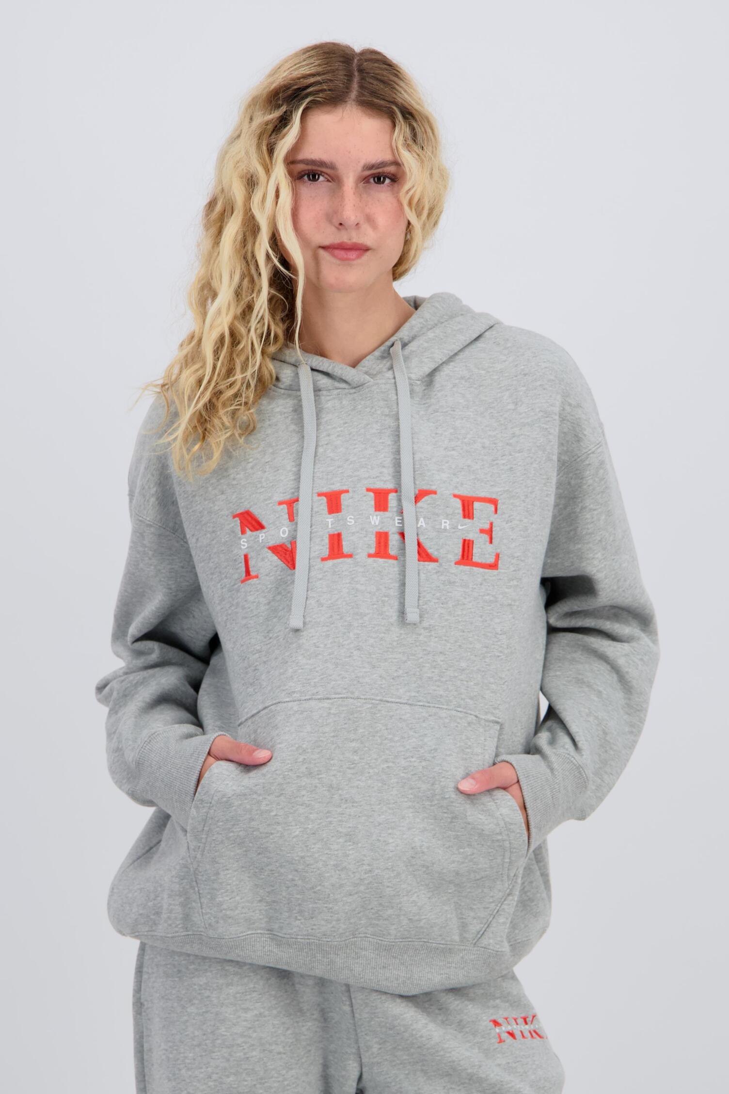 Sudadera Nike Gris Sudadera Oversize Mujer Sprinter