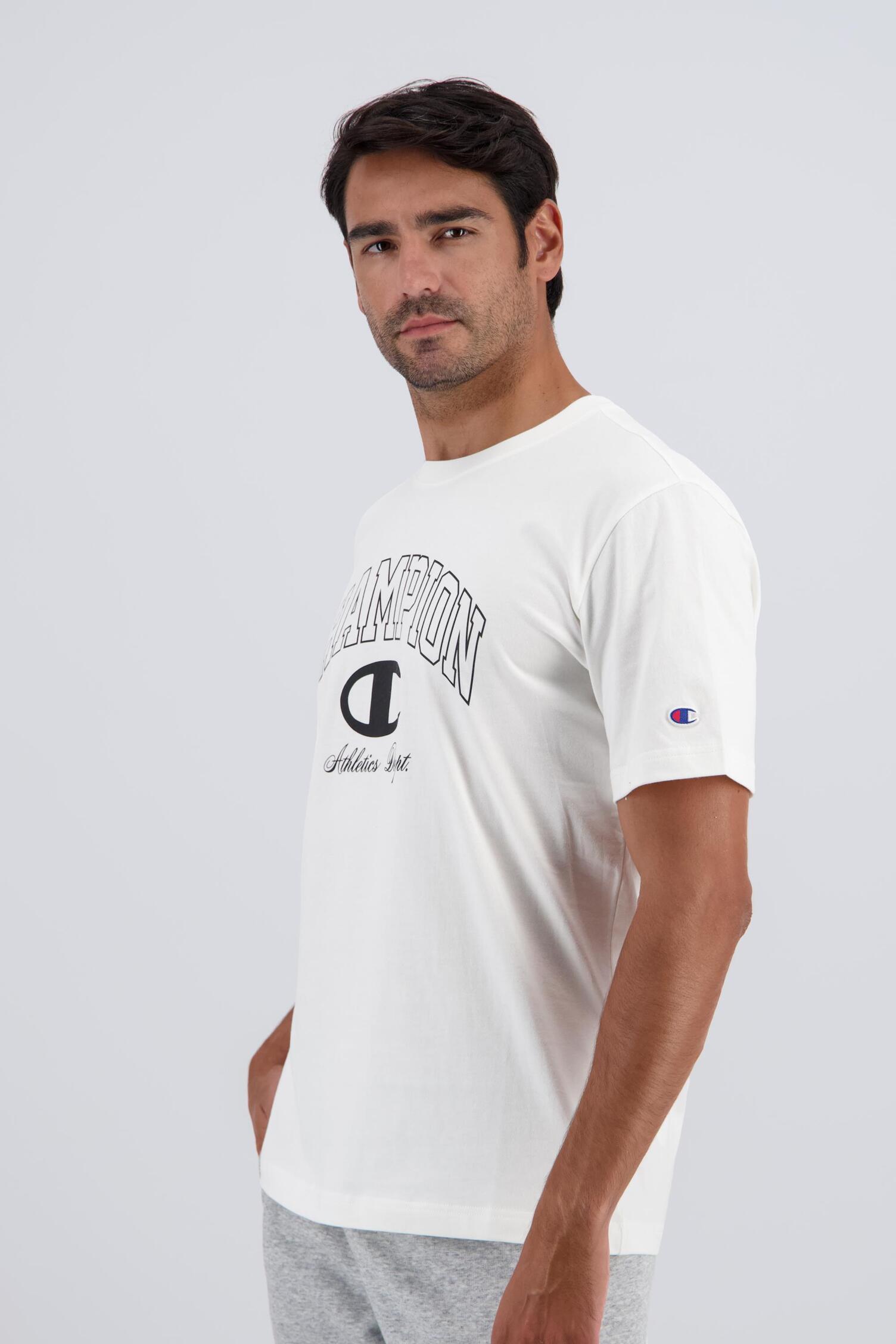 Champion State Blanco Camiseta Algodón Hombre Sprinter - Main Image