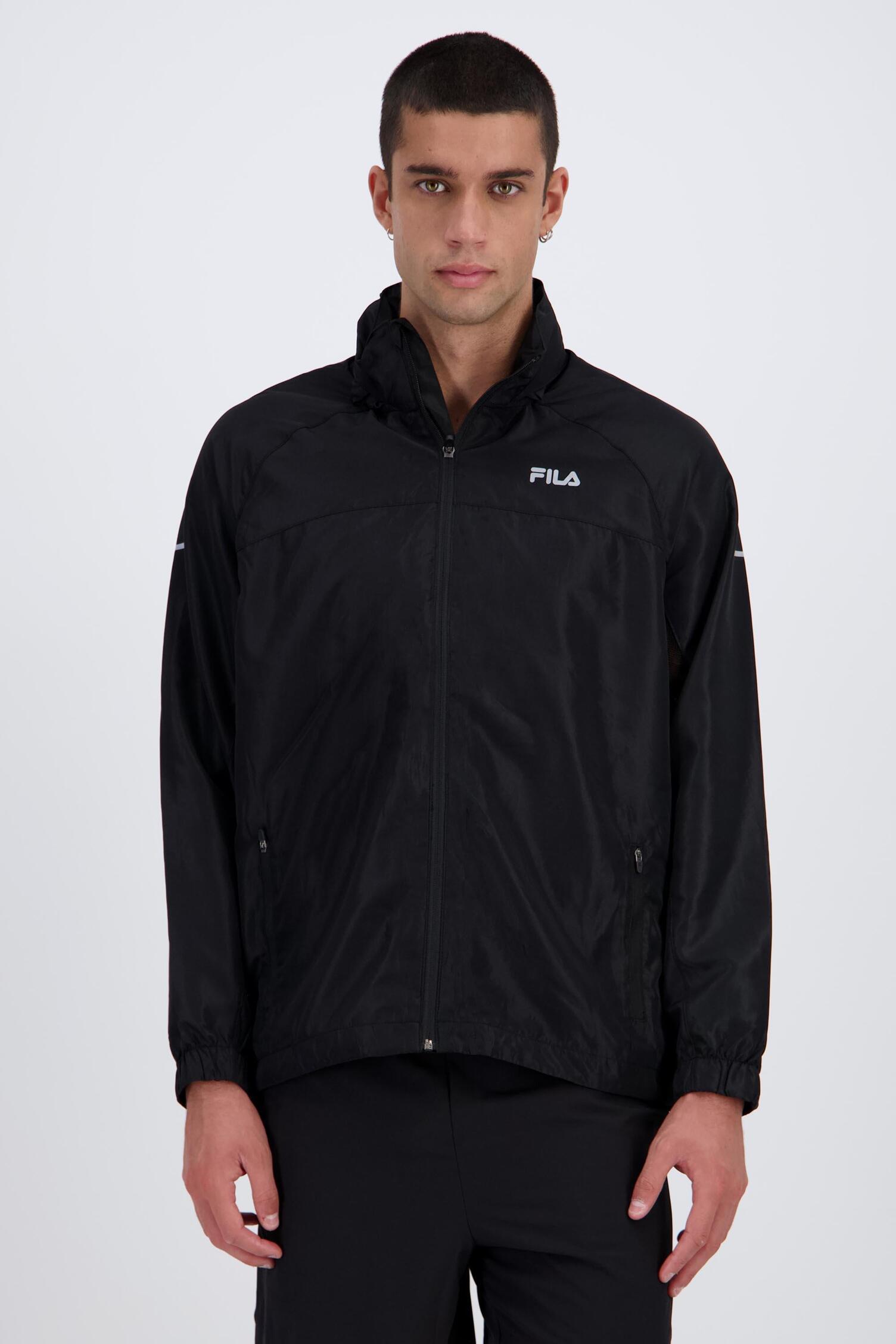 Chaqueta Fila Negro Cortavientos Hombre Sprinter