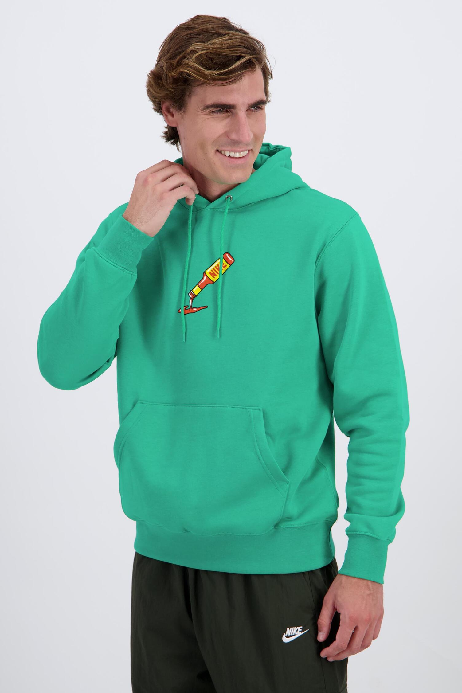 Nike Graphic Verde Sudadera Capucha Hombre Sprinter
