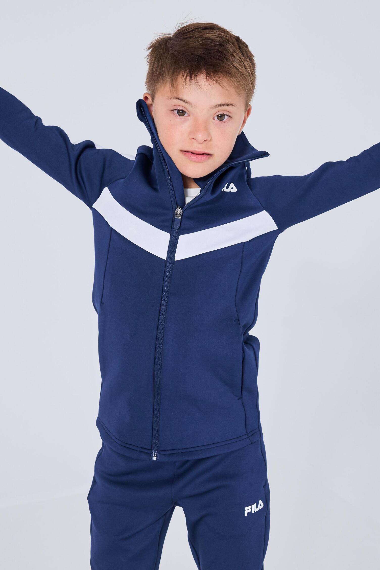 Casaco Fato Treino Menino Fato Treino Fila Azul Fato Treino Menino