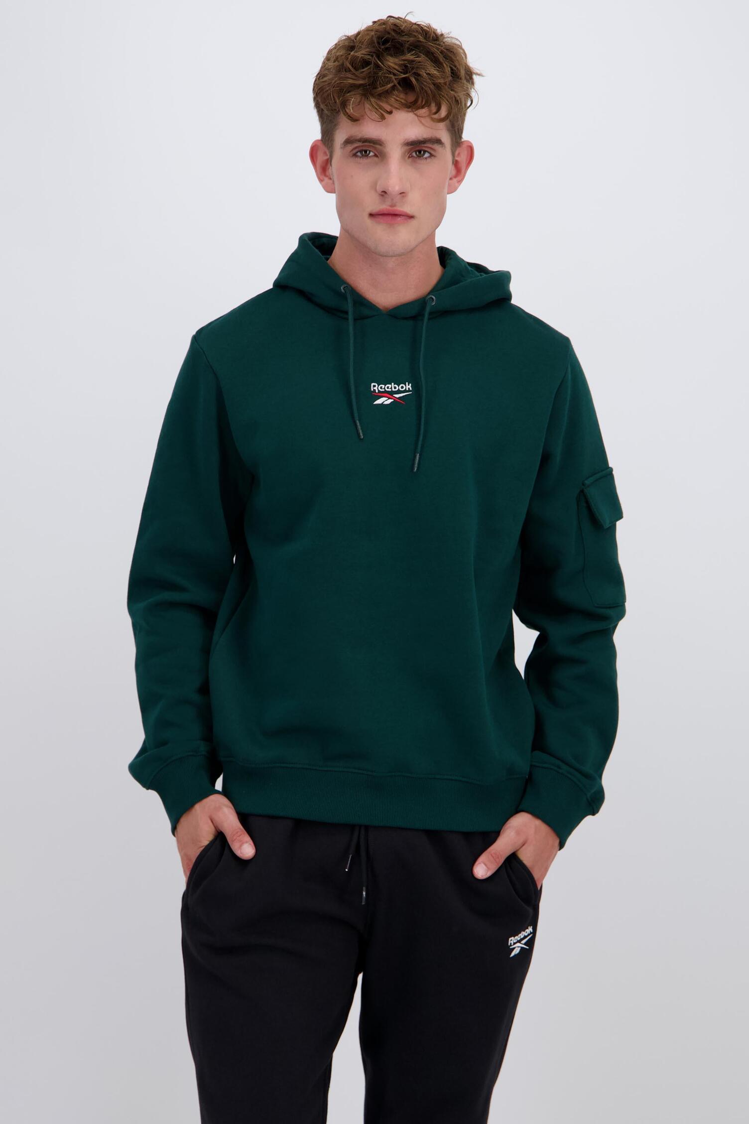 Reebok Porter Verde Sudadera Capucha Hombre Sprinter