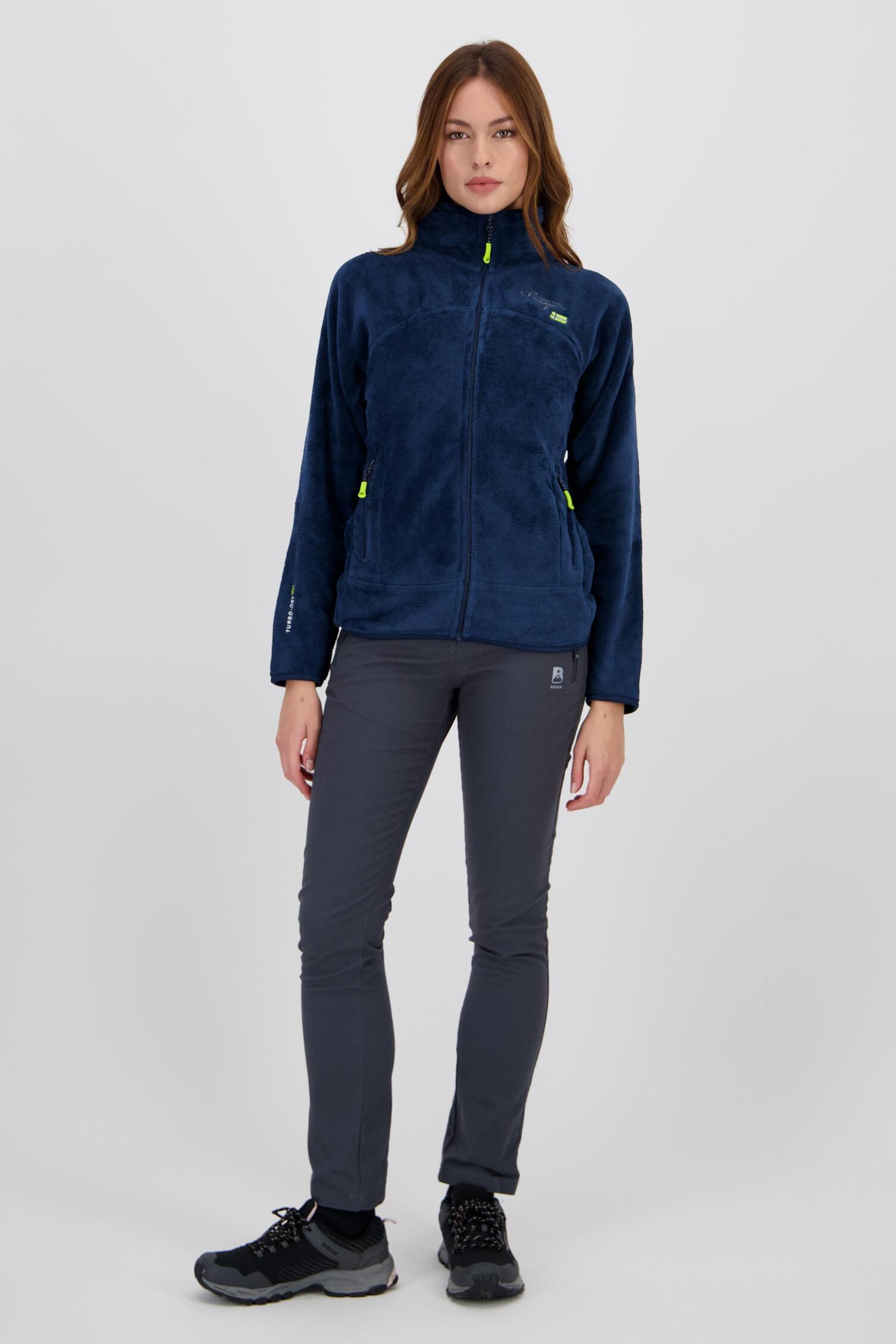 Geographical Norway Upaline Lady - Fleece Jacket Women's Fine Warm Zip - Autumn Winter Spring Warm Women's Jackets Women's Long Sleeve Pullover Fur