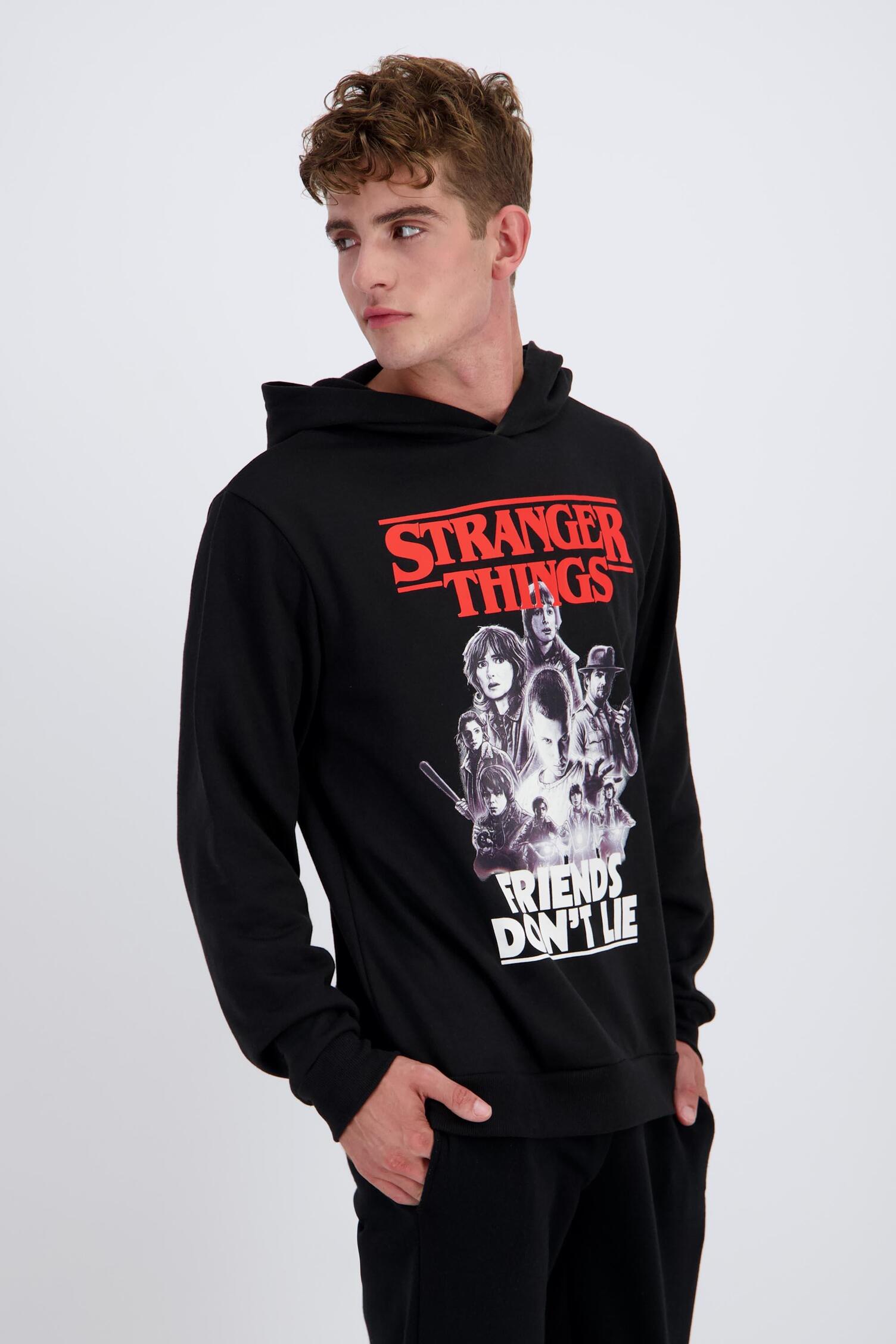 Sudadera Con Capucha Stranger Things Unisex Adulto - Licencia Oficial Netflix, Diseño Serie