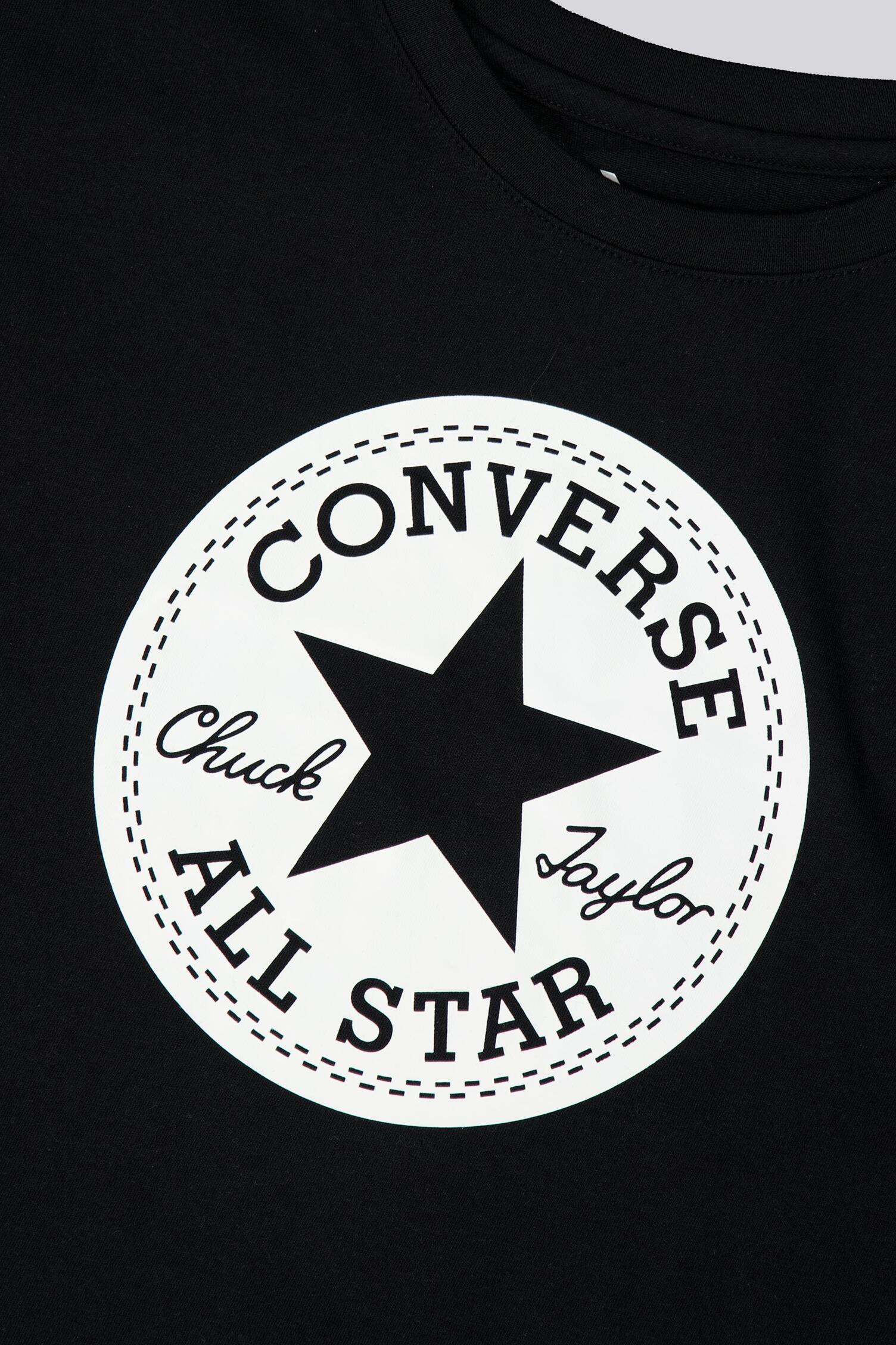 Ropa Deportiva Camisetas Converse Mujer Camiseta Converse Negro