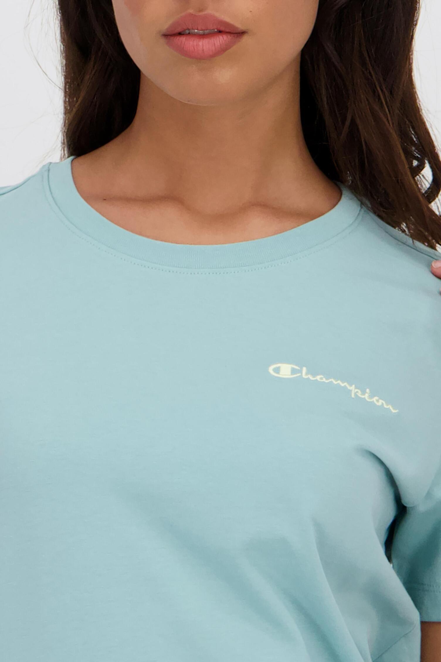 T-shirt Champion - Turquesa - T-shirt Mulher | Sport Zone