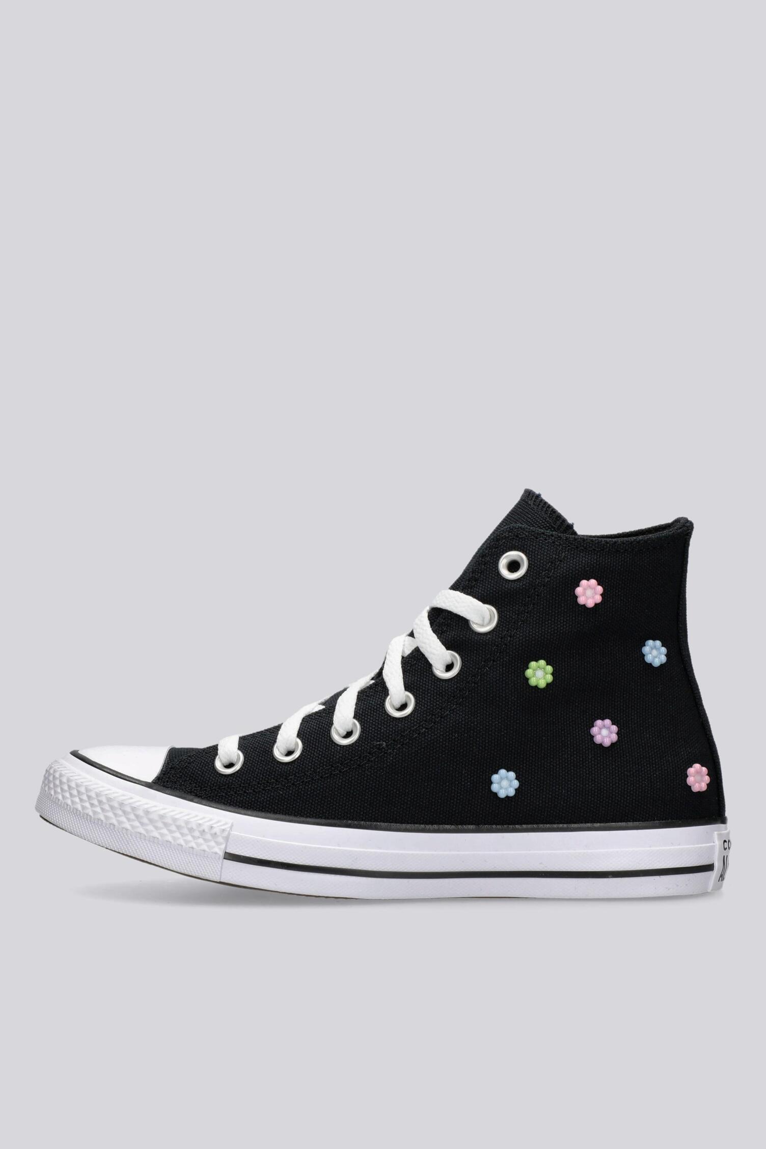 Chuck Taylor Converse Velcro Black Converse CHUCK TAYLOR ALL STAR EASY-ON UNISEX Trainers Black /natural/white/black
