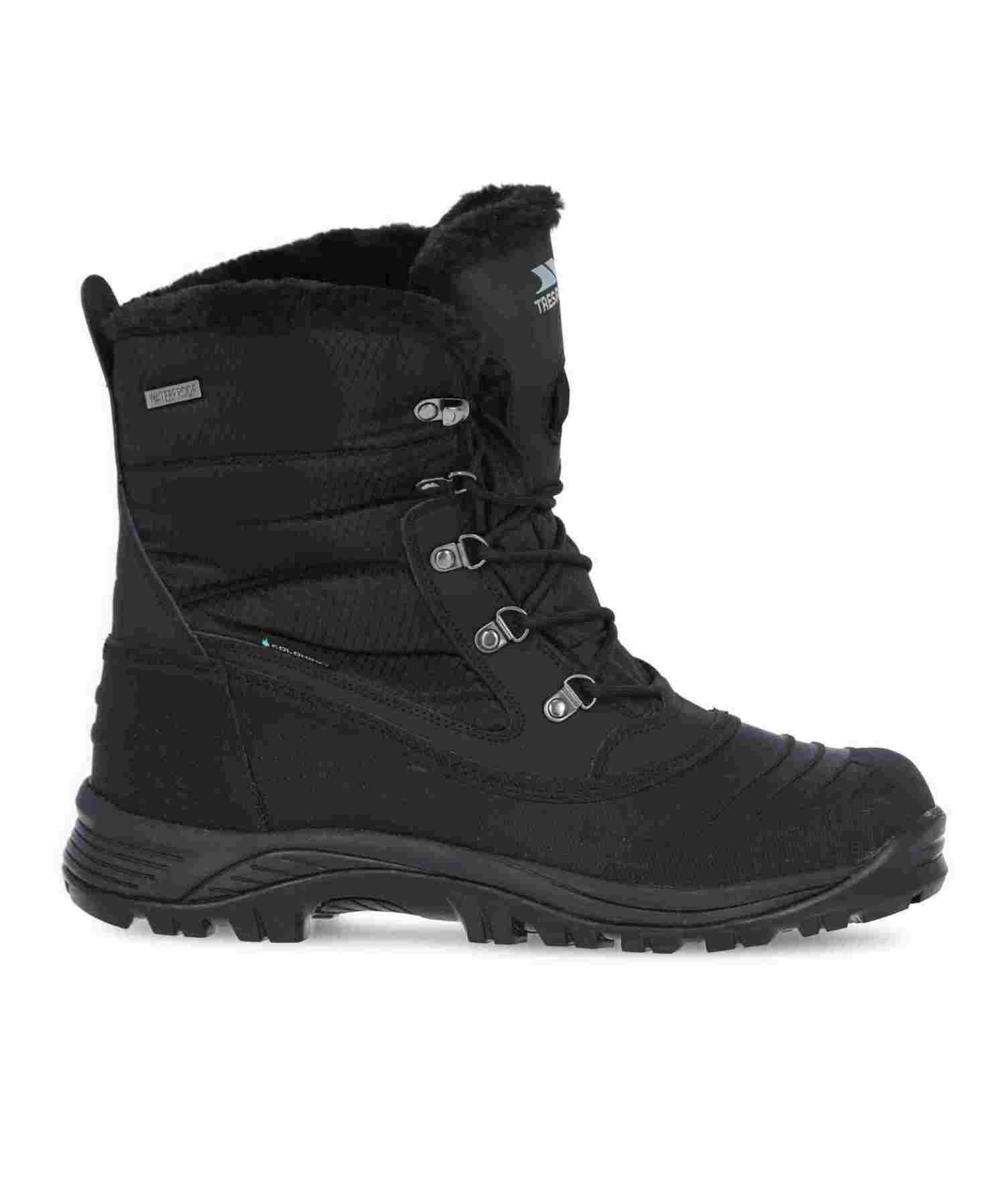 Botas De Nieve Con Forro Polar Negev Ii Para Hombre Negro Negro