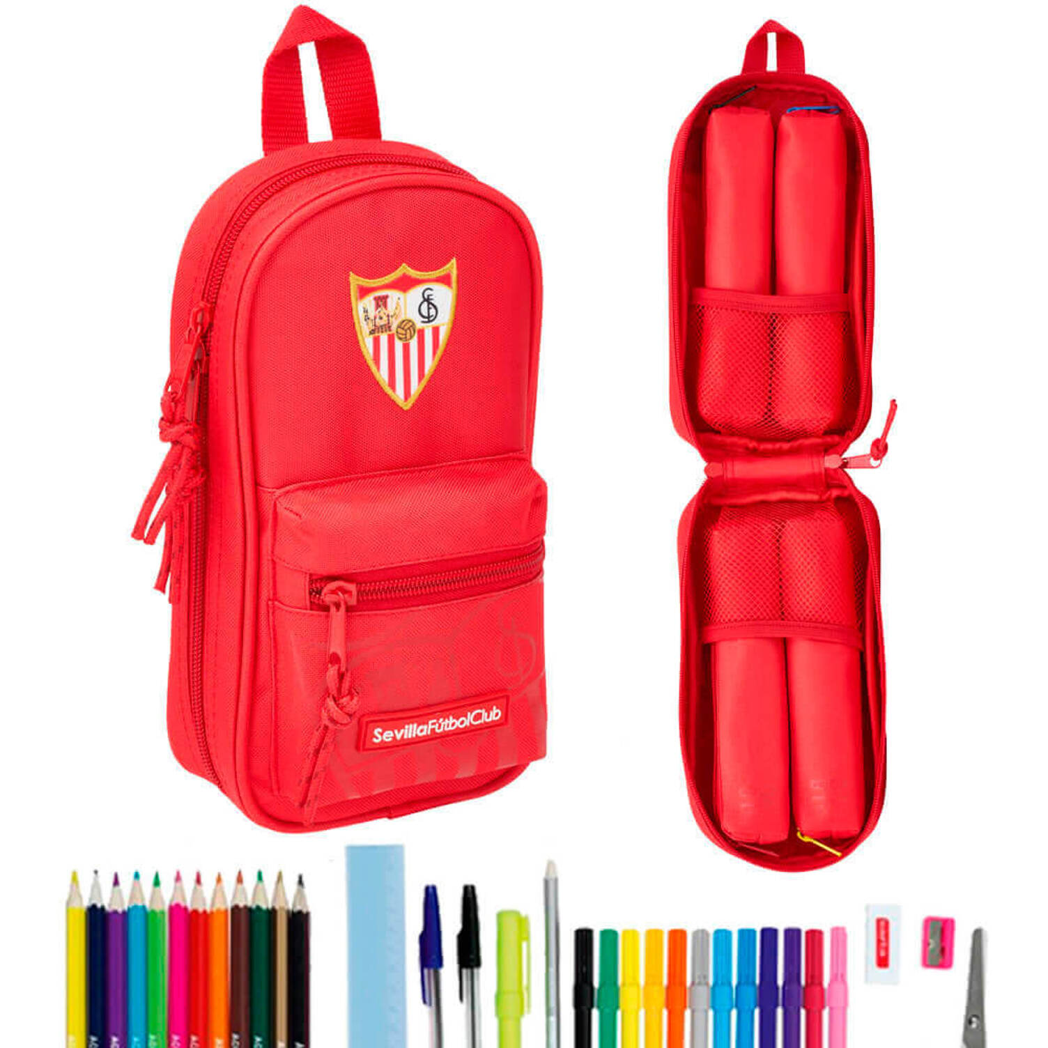Maxi Estuche Sevilla Fc 33 Piezas Rojo Sprinter MKP