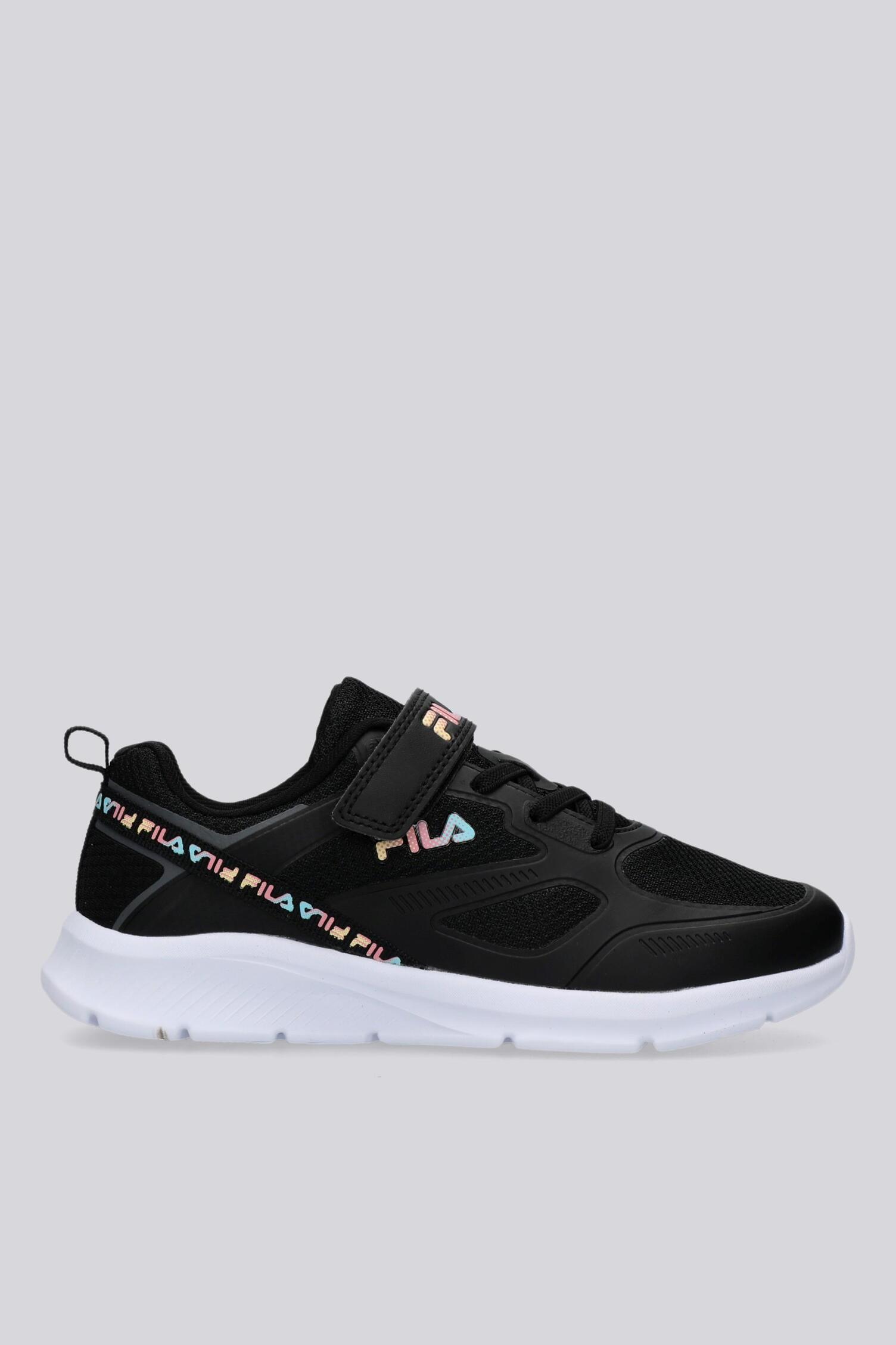 zapatillas fila niña negras