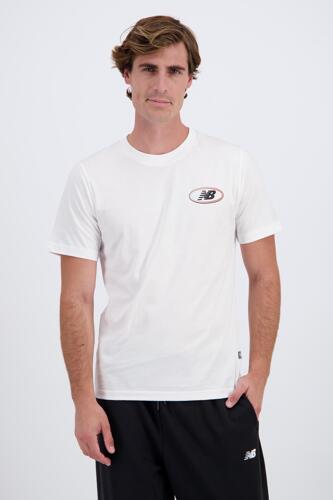 New Balance - Blanco - Camiseta Algodón