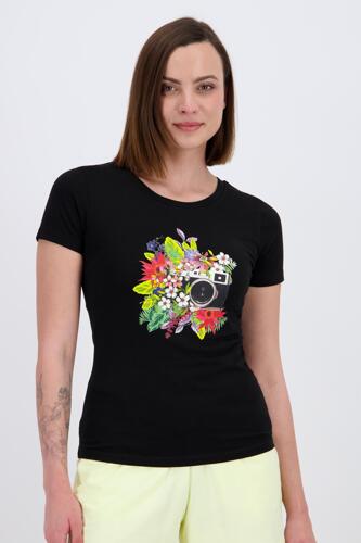 Silver Stamps - Negro - Camiseta Algodón