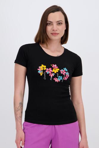 Silver Stamps - Negro - Camiseta Algodón