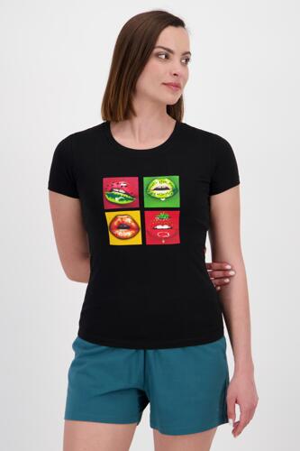 Silver Stamps - Negro - Camiseta Algodón