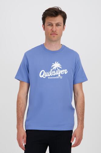 Quiksilver Front Logo - Azul - Camiseta