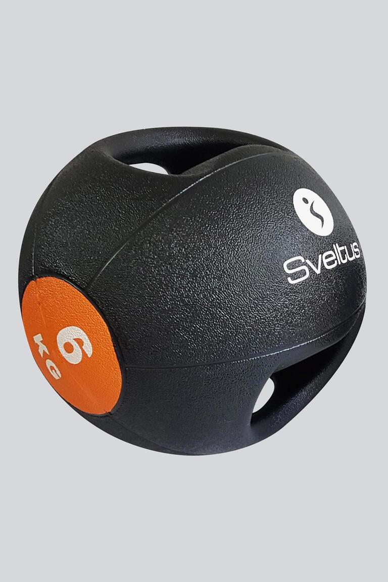 Balón De Ejercicio Sveltus - 25 Cm, Amarillo, Para Gimnasia Suave, Fortalecimiento Muscular Y Relajación