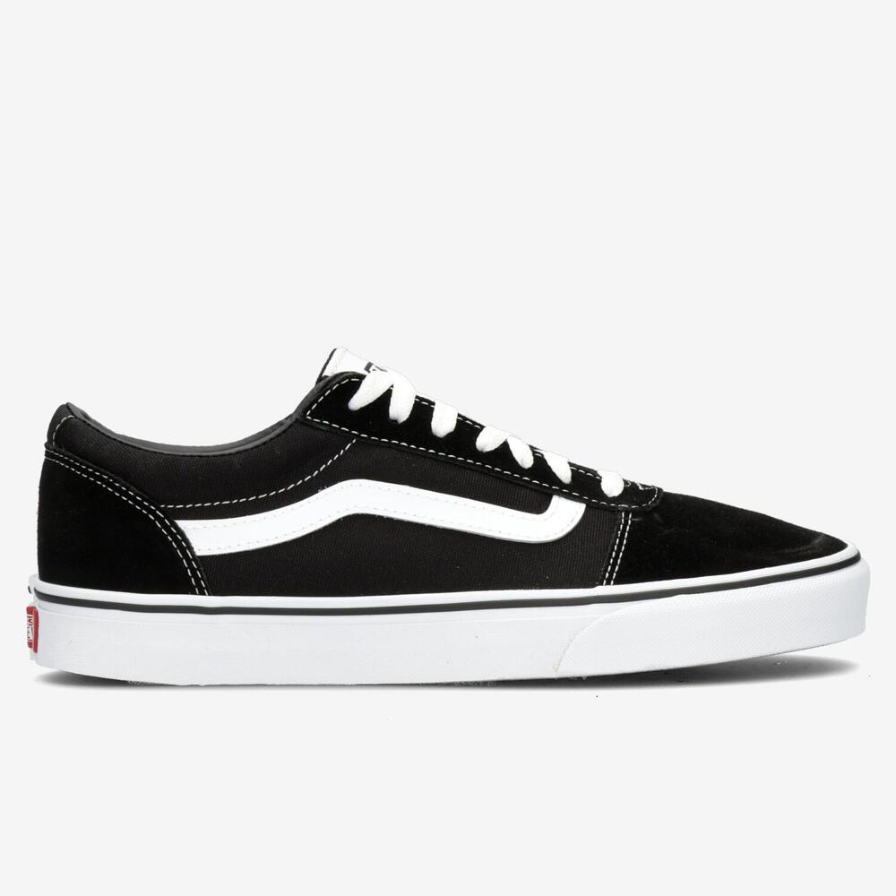 zapatillas vans negras y grises